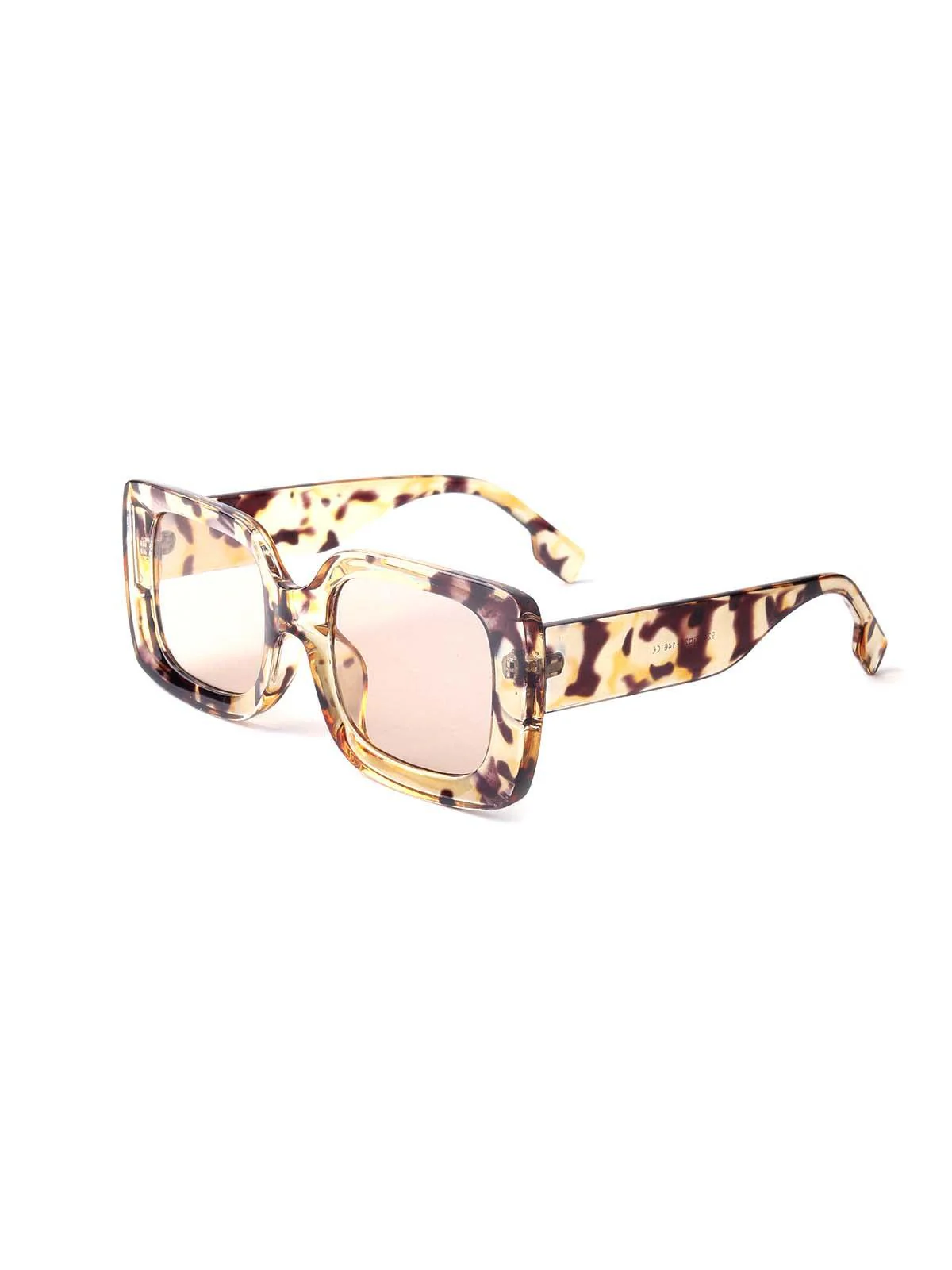 Odette Multicoloured Textured Frame Sunglasses For Women - Image 4