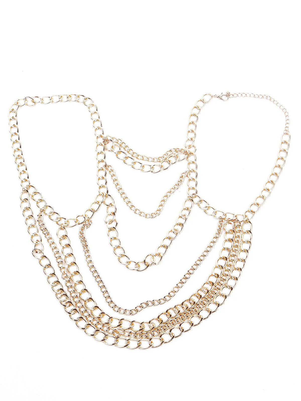 Odette Women Gold Tone Body Chain - Image 3