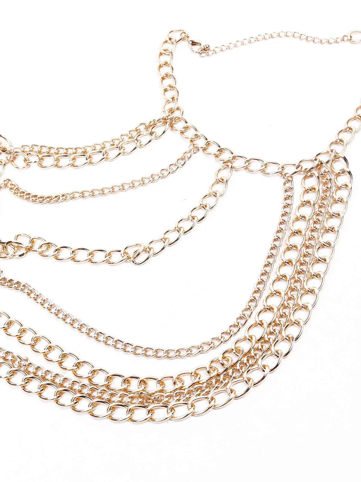 Odette Women Gold Tone Body Chain - Image 4
