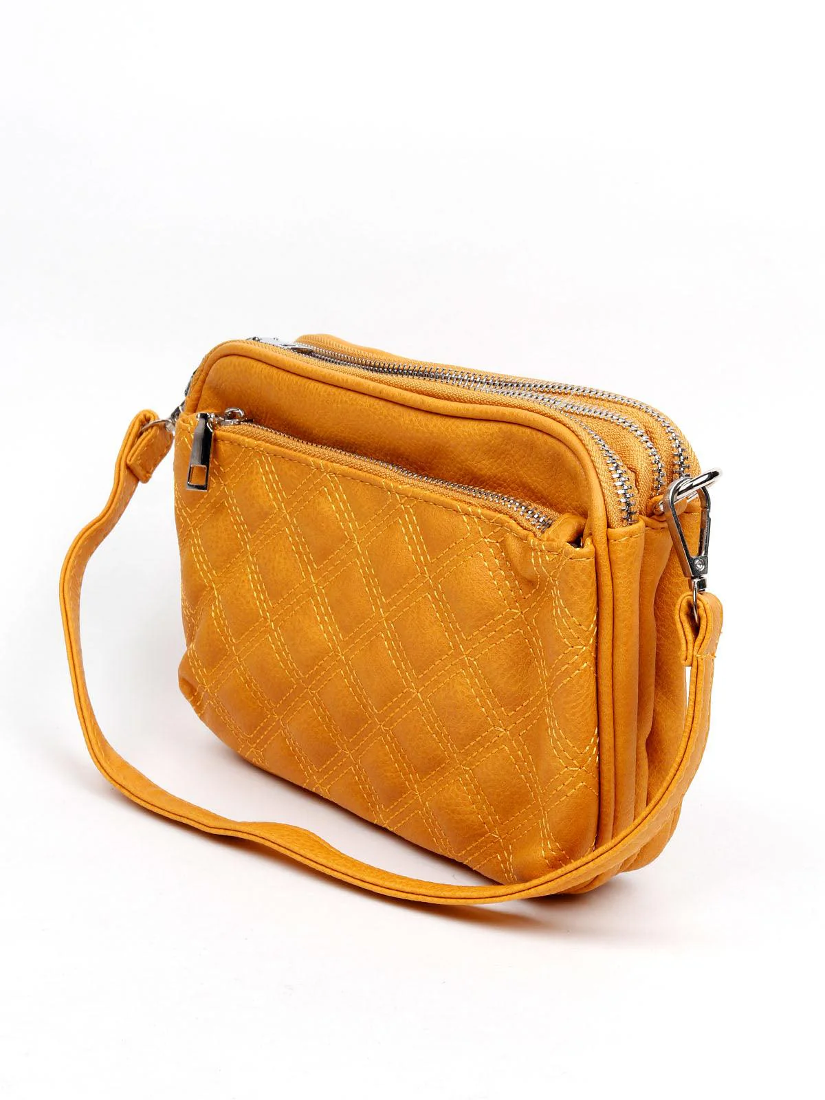 Odette Women Coloured Metal Sling Bag - Image 4