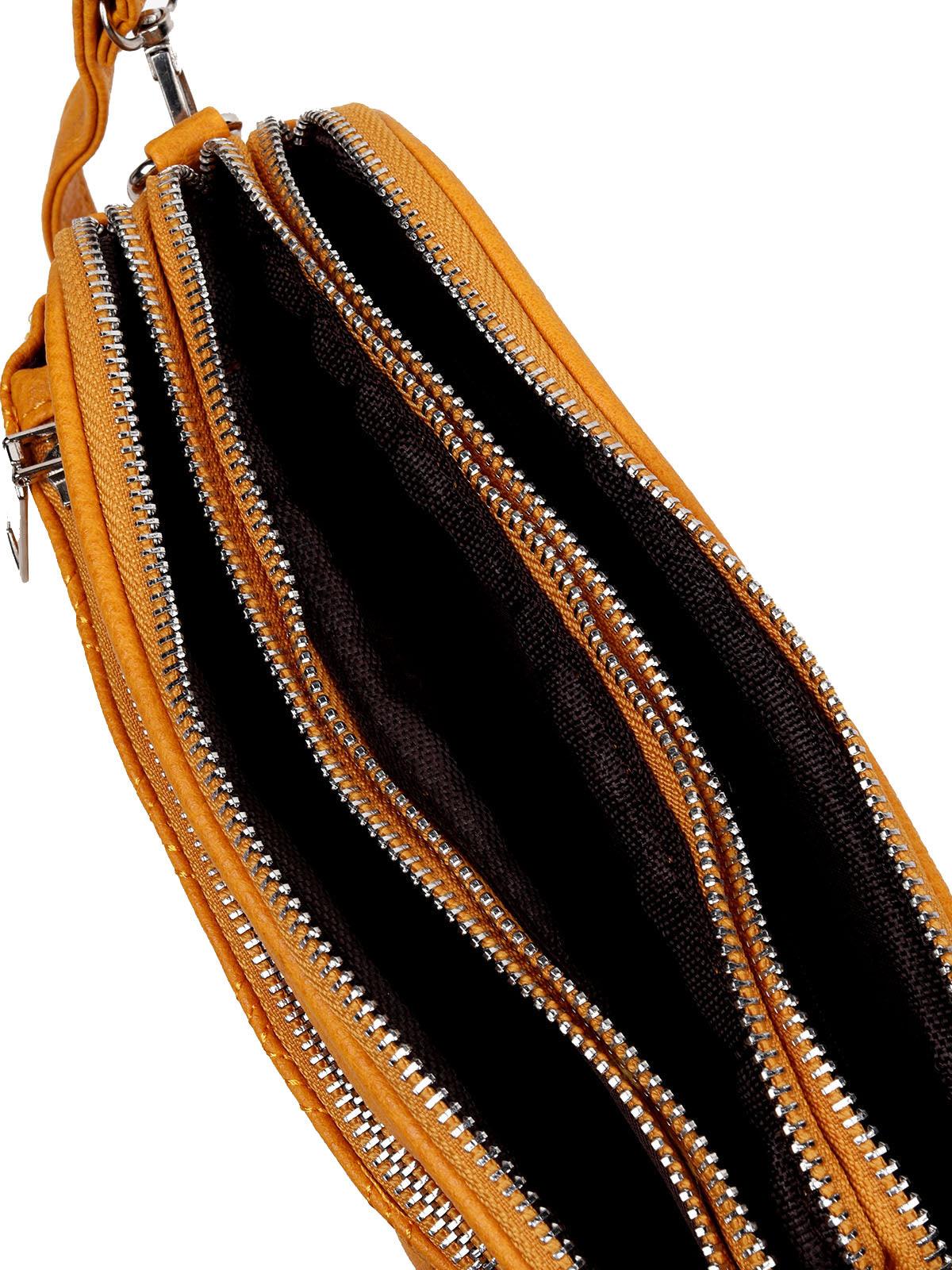 Odette Women Coloured Metal Sling Bag - Image 6