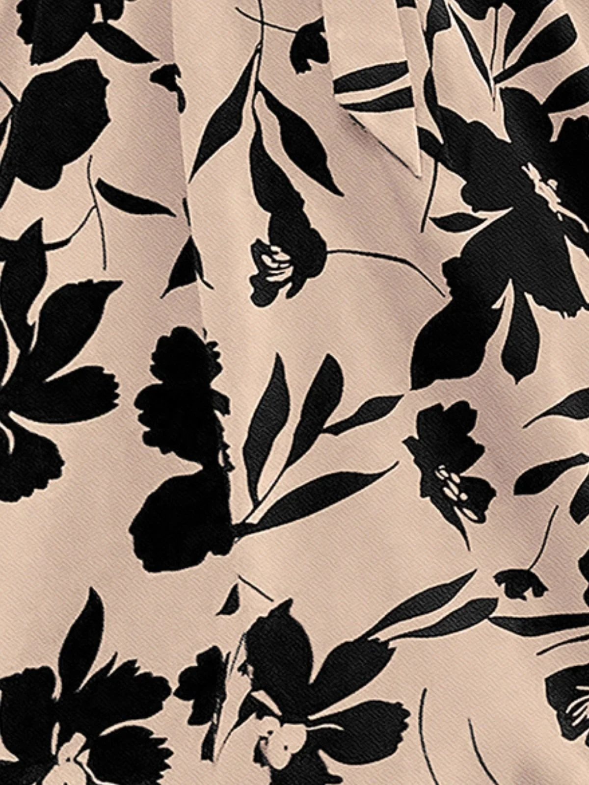 Odette Beige Knit Printed Dress For Women - Image 5