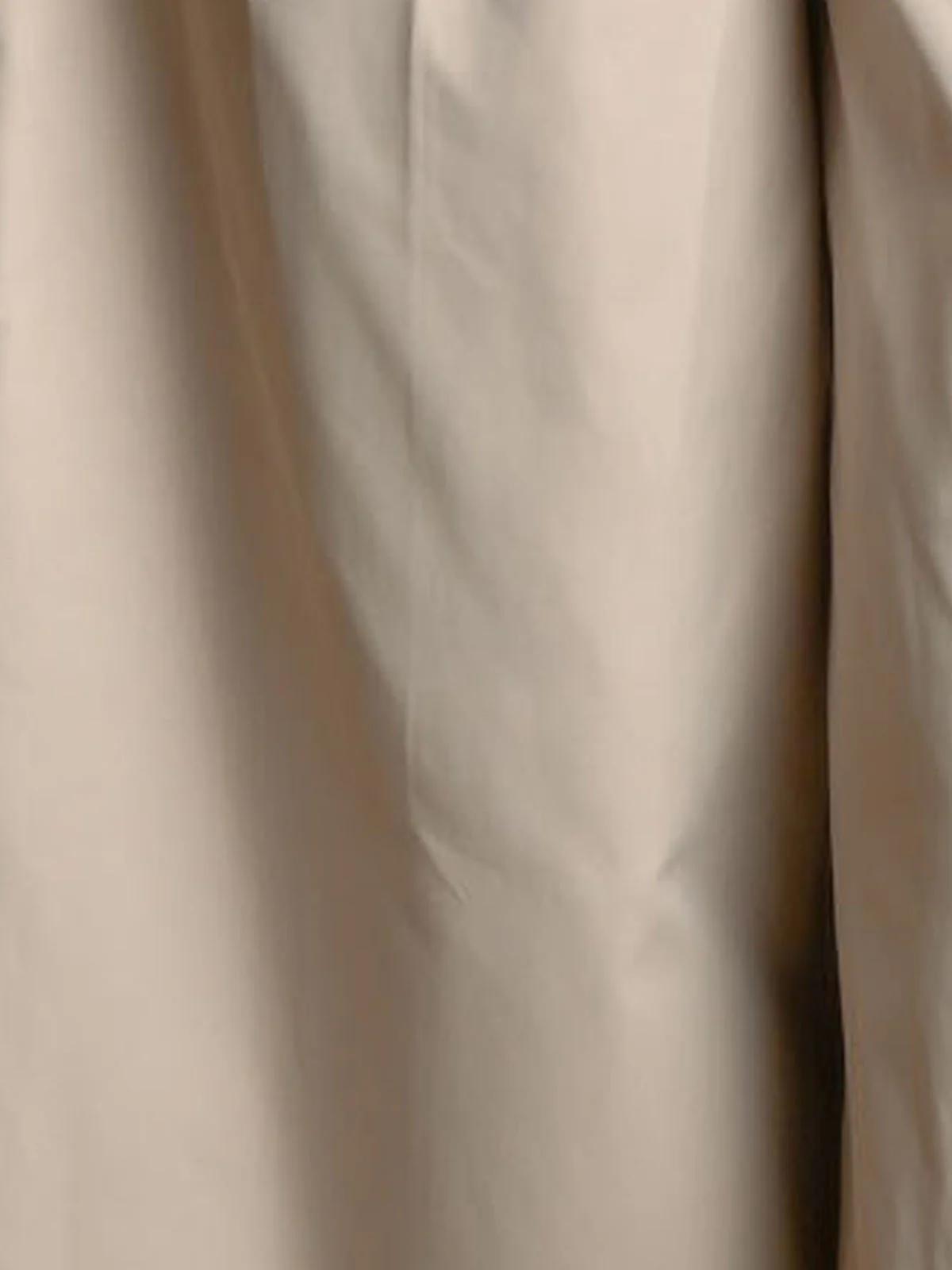 Odette Beige Polyester Solid Wide Leg Trouser For Women - Image 5