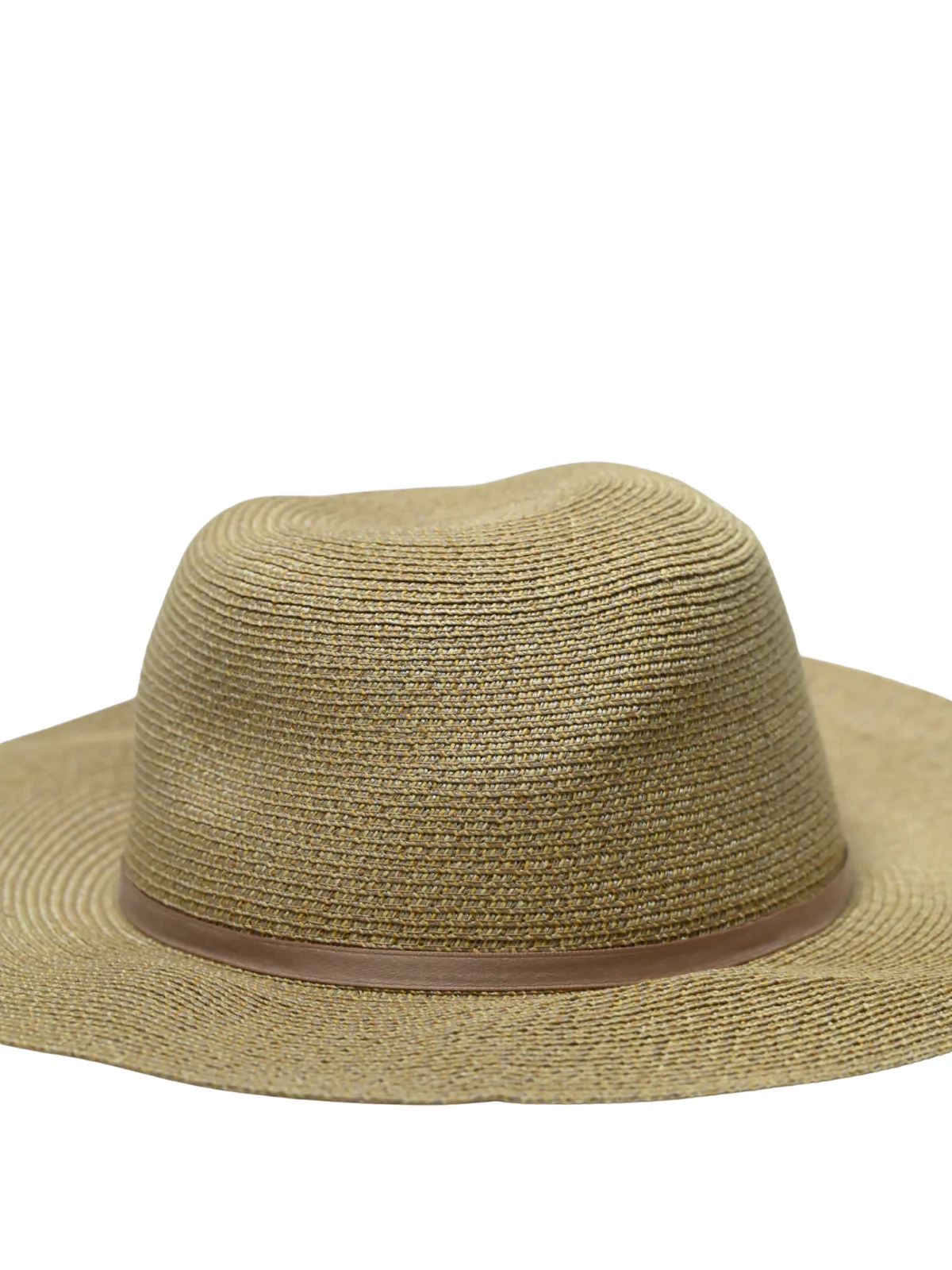 Odette Beige Polypropylene And Organza Woven Hat For Women - Image 6