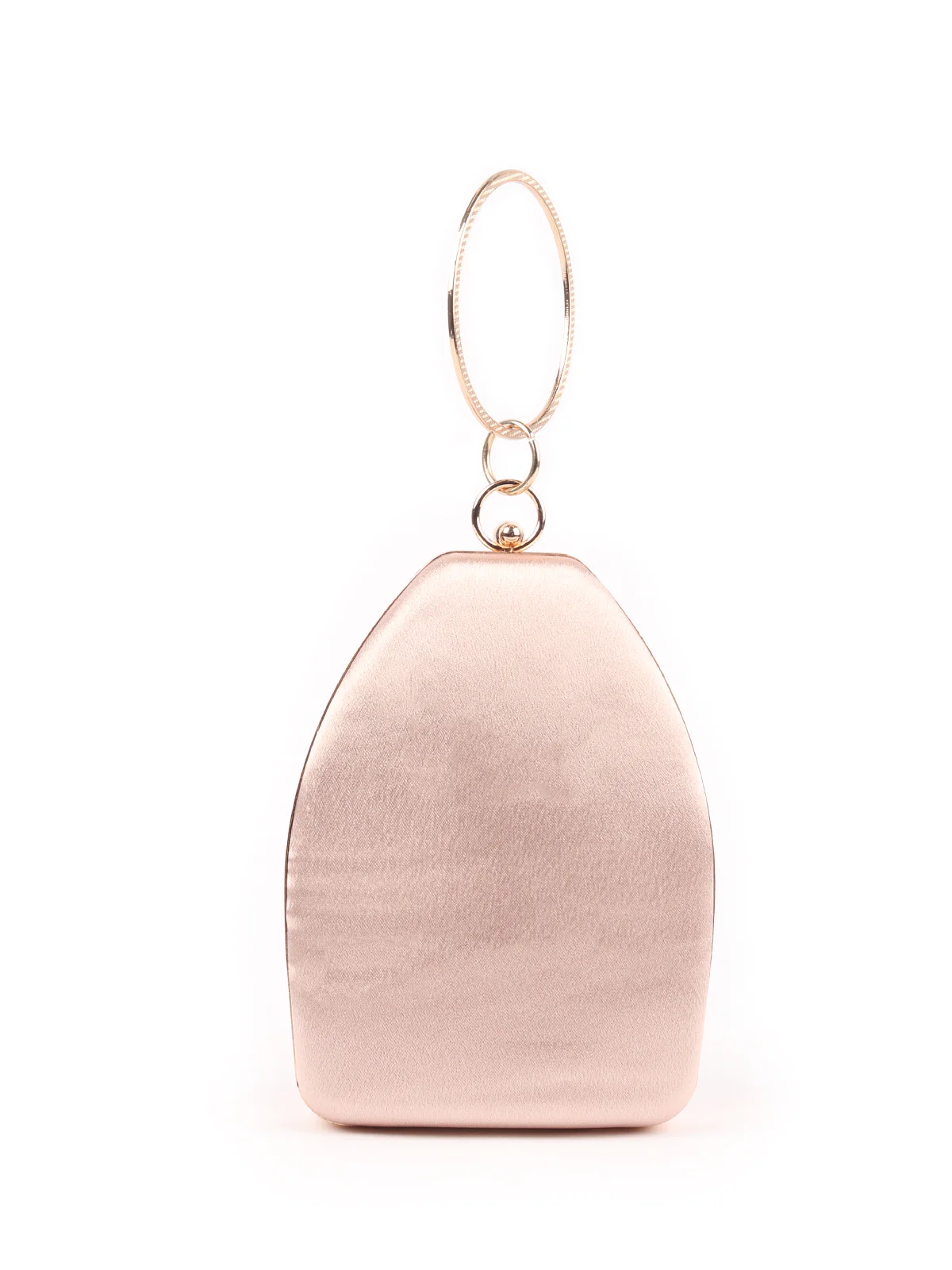 Odette Beige Patterned Clutch For Women - Image 5