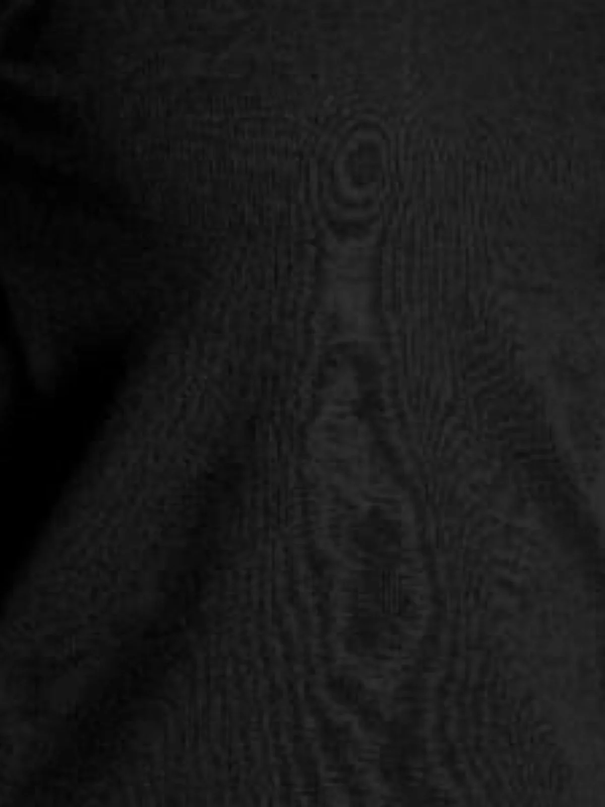 Odette Black Knited Solid Top For Women - Image 4