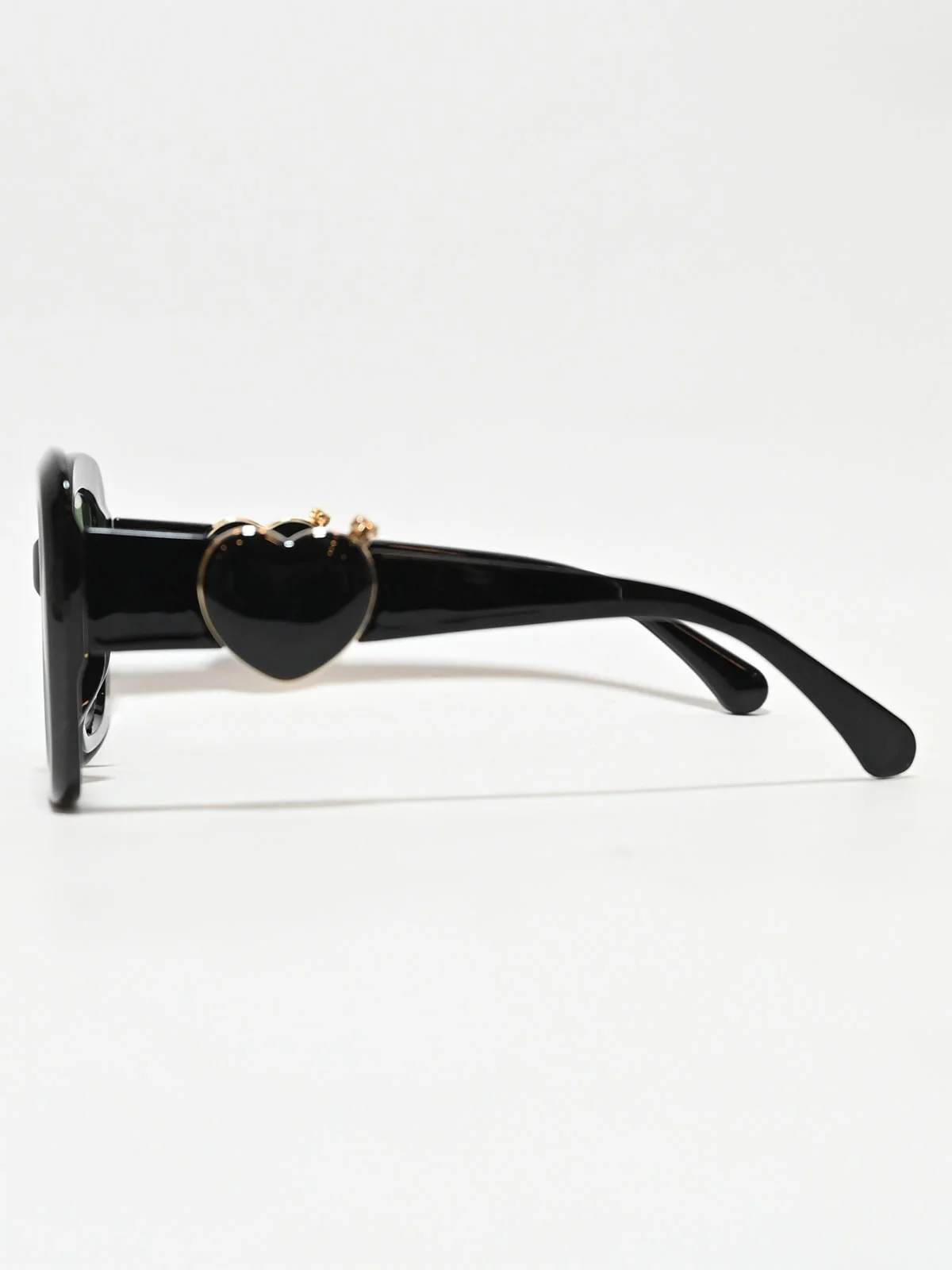 Odette Black PC Material Solid Sunglasses For Women - Image 5