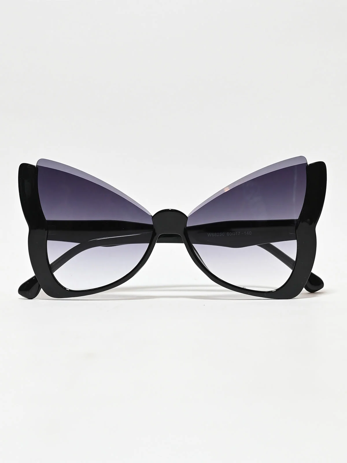 Odette Black PC Solid Sunglasses For Women - Image 2