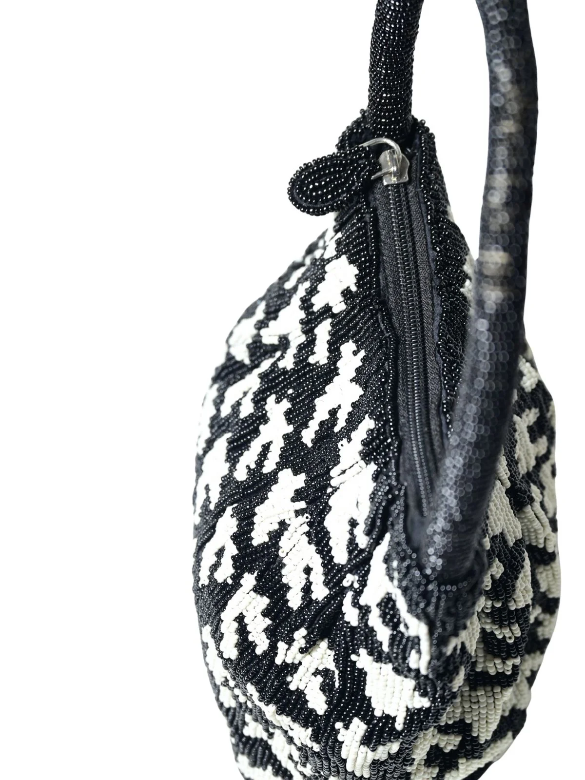 Odette Black Polyester Embellished Clutch For Women - Image 5