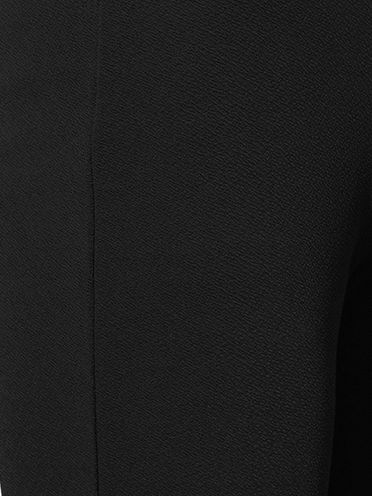 Odette Black Polyester Solid Stylish Trousers For Women - Image 5