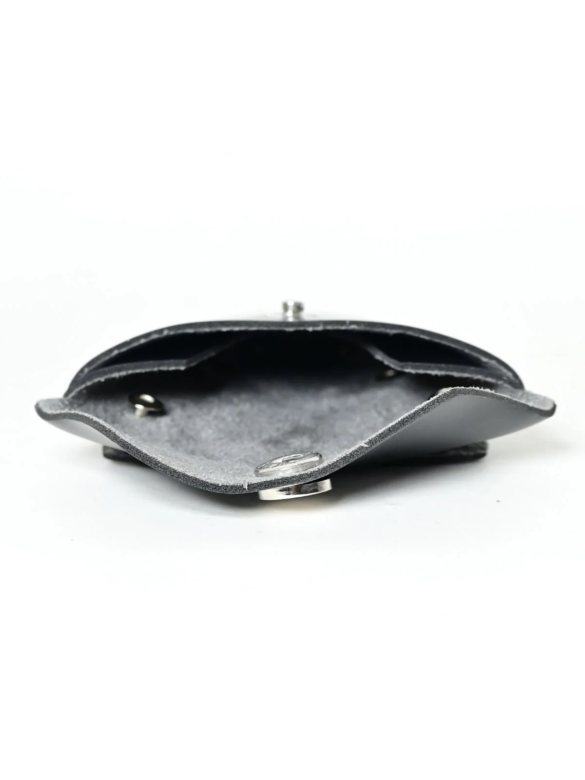Odette Black PU Metallic Design Belt Bag For Women - Image 6