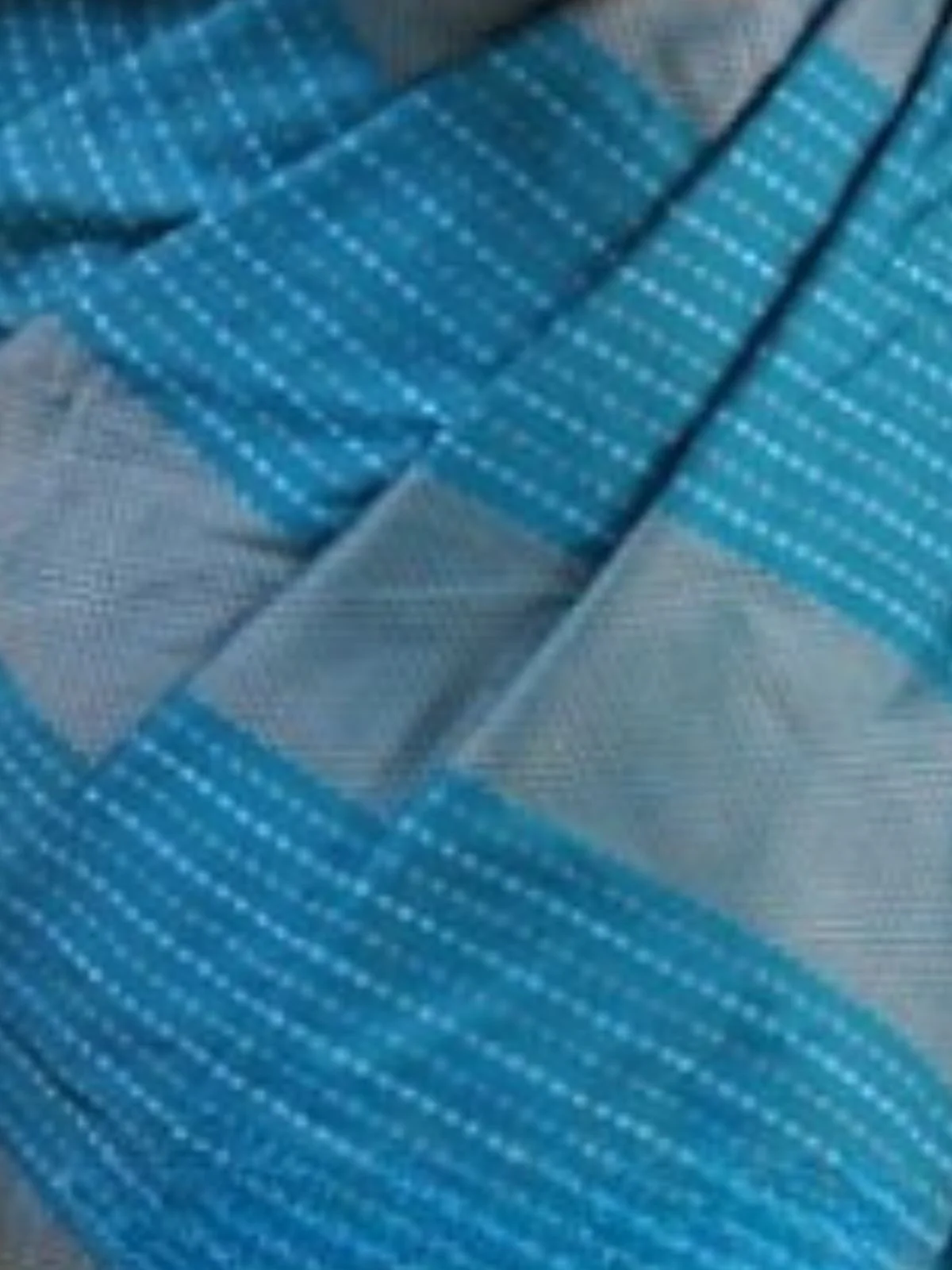Odette Blue Banarasi Silk Woven Saree With Unstitched Blouse For Women - Image 4