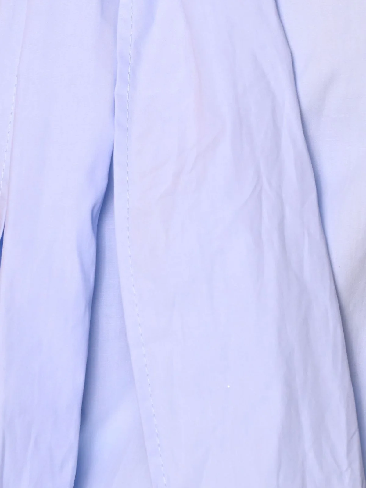 Odette Blue Cotton Poplin Solid Top For Women - Image 6