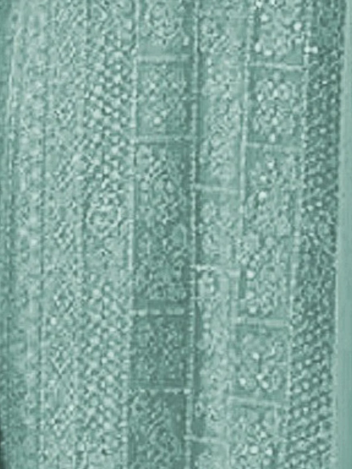 Odette Blue Embroidered Georgette Semi-Stitched Kurta Set For Women - Image 3