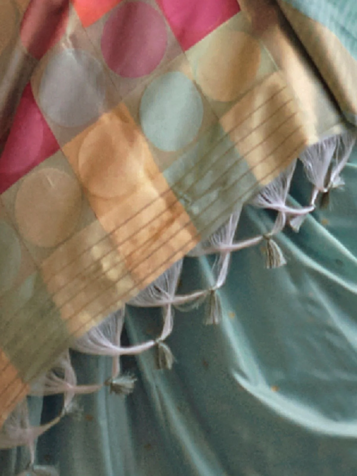 Odette Blue Soft Silk Woven Saree With Unstitched Blouse For Women - Image 3