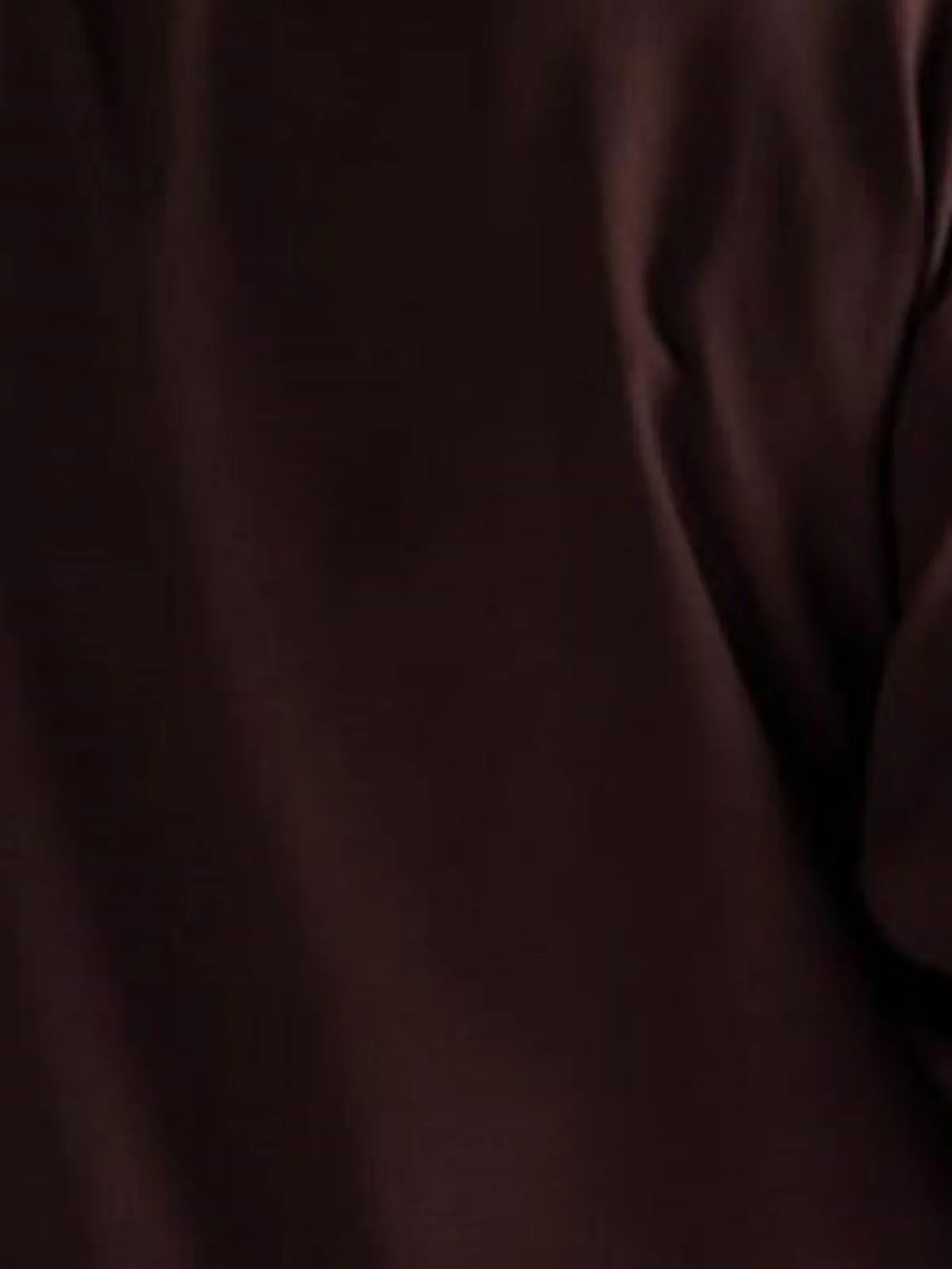 Odette Brown Cotton Blend Solid Shirt For Women - Image 4