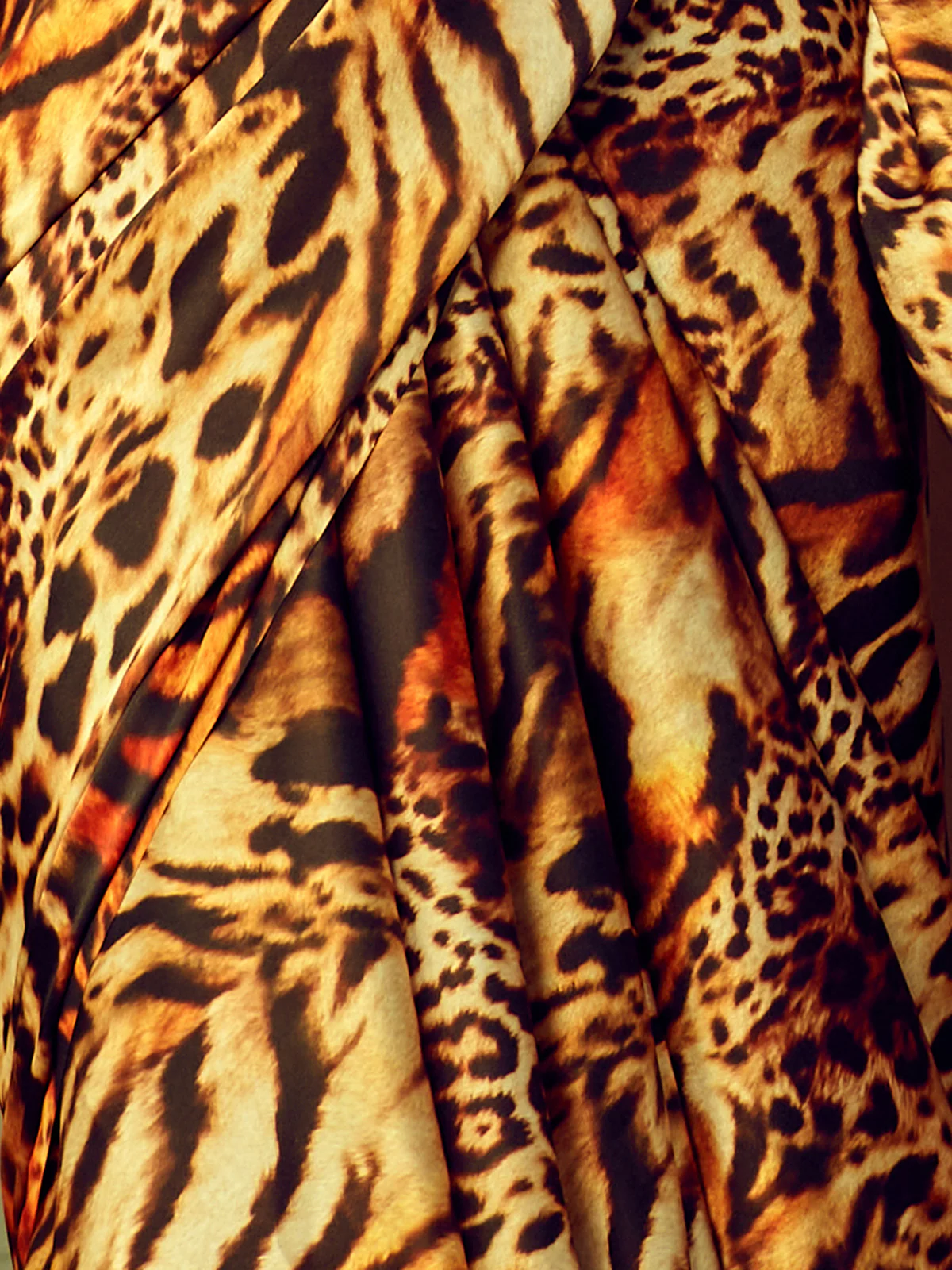 Odette Brown Digital Printed Saree For Women - Image 4