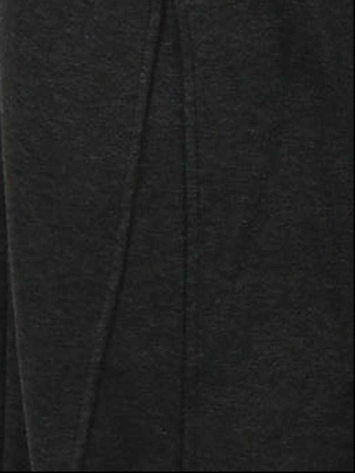 Odette Dark Grey Wool Solid Trouser For Women - Image 6