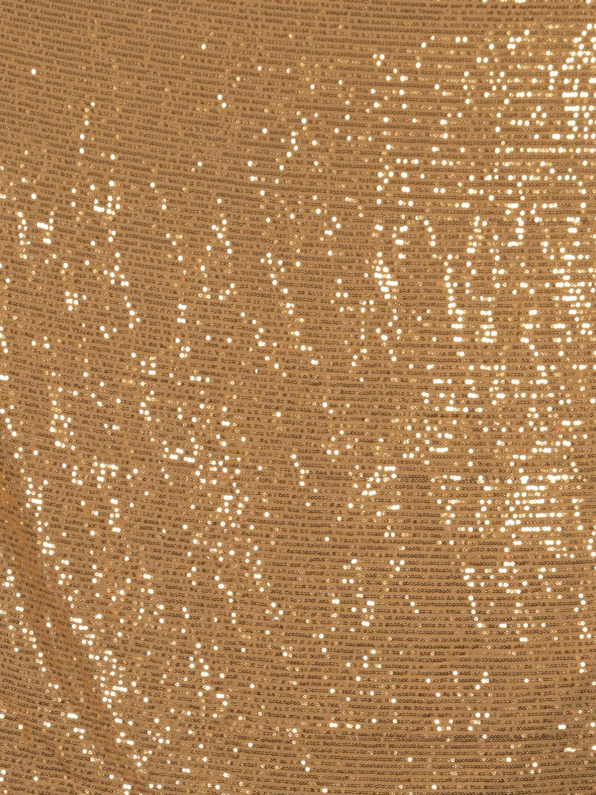 Odette Golden All- Sequins Saree With Unstitched Blouse For Women - Image 5