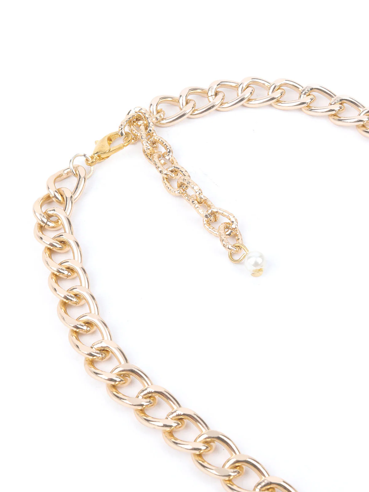Odette Golden Alloy Embellished Jewellery Set For Women - Image 6