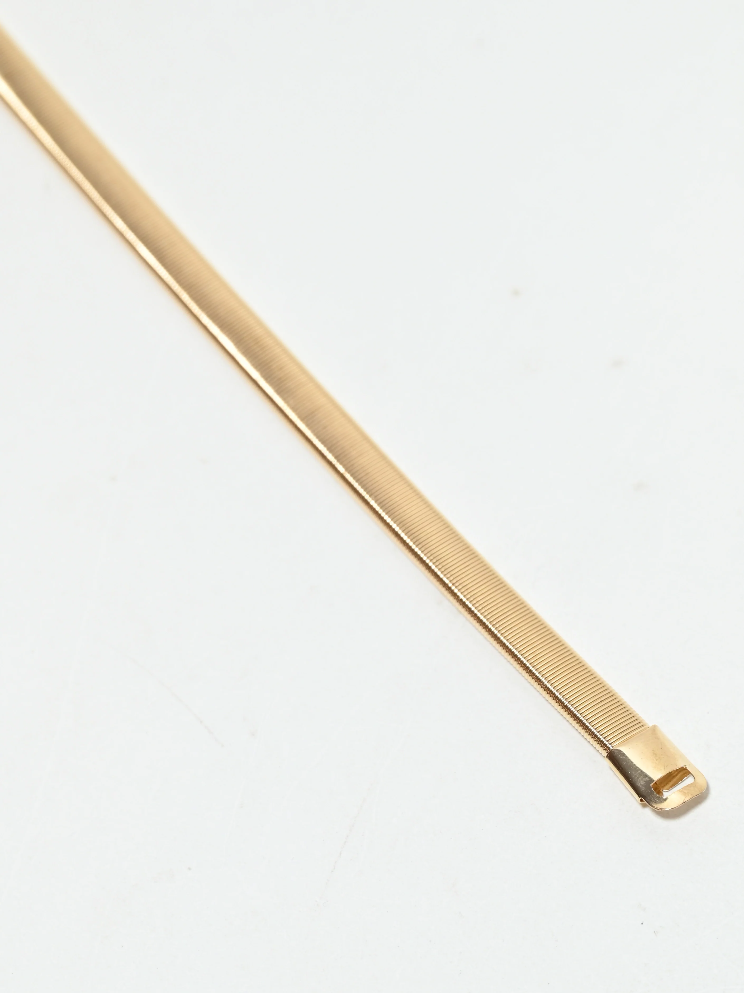 Odette Golden Alloy Meatllic Design Belt For Women - Image 4