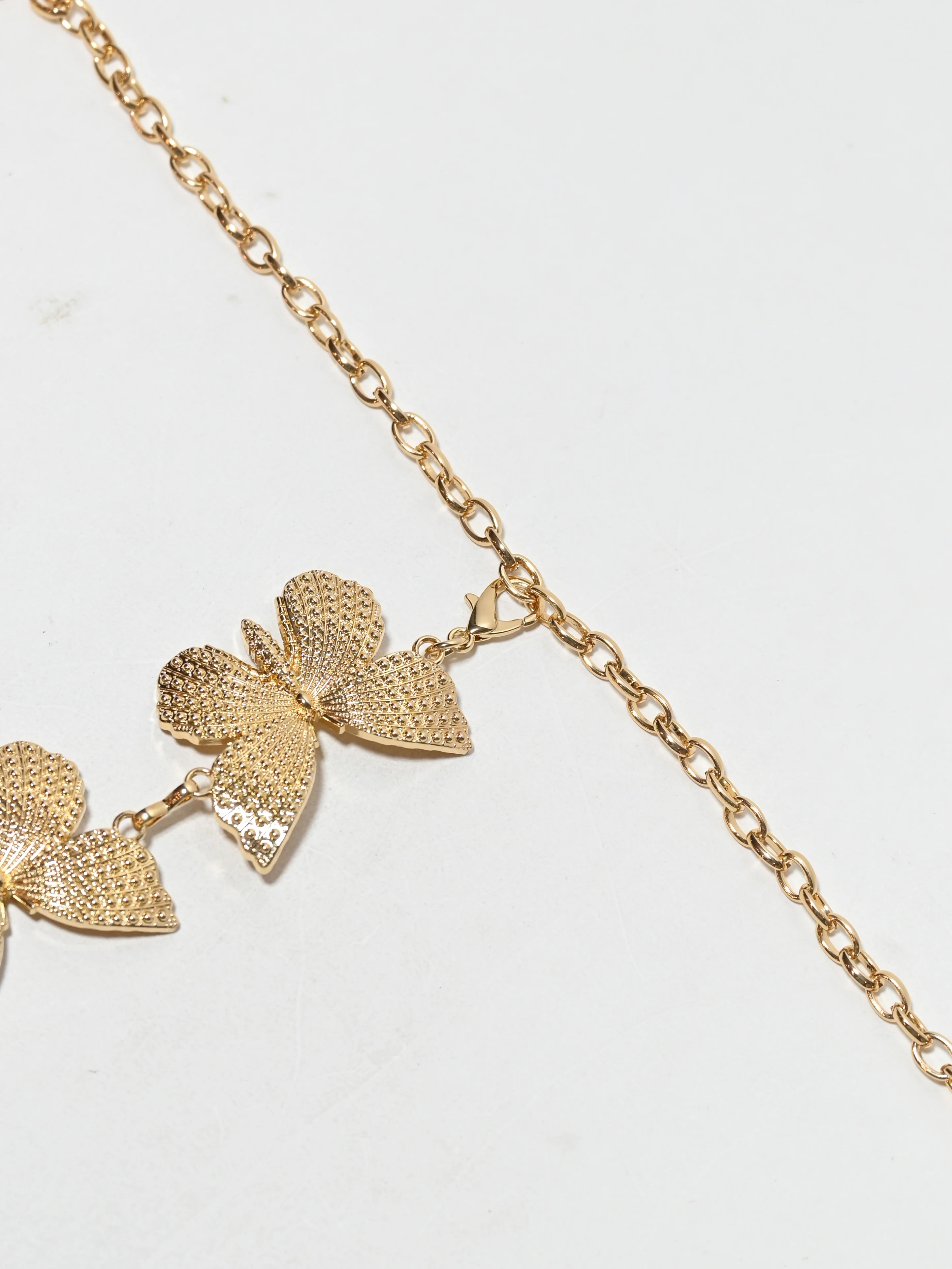 Odette Golden Alloy Metallic Design Belt For Women - Image 5