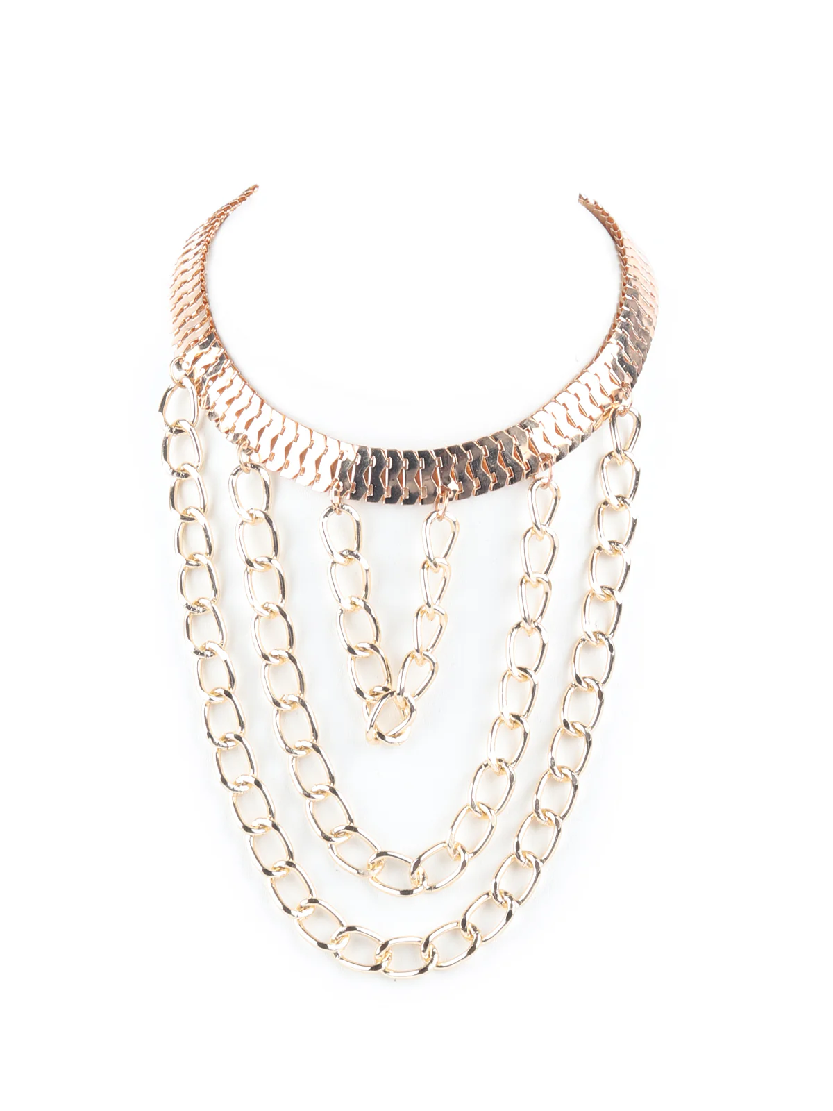 Odette Golden Layered Ankle Chain For Women