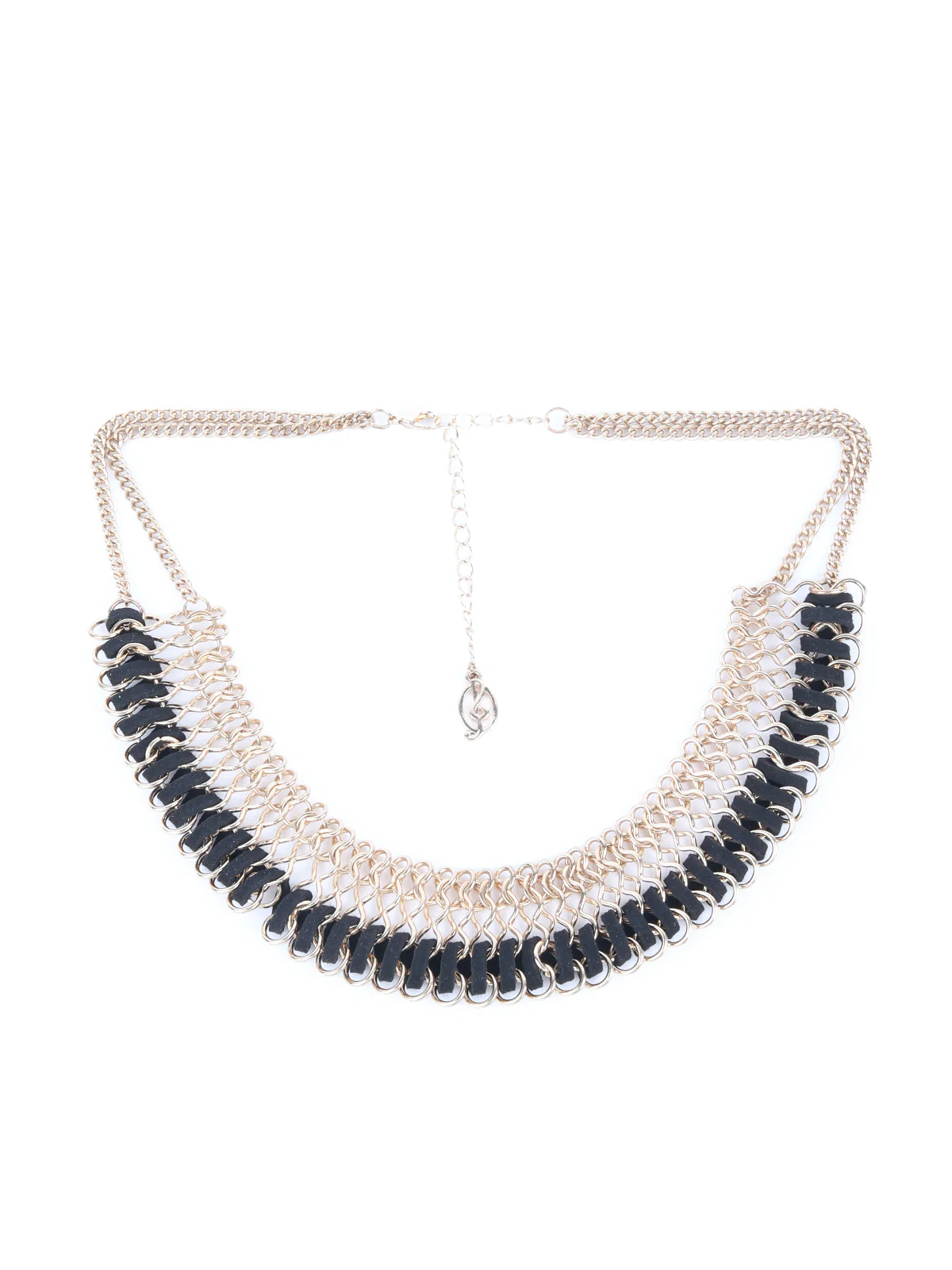 Odette Golden Metal Western Choker Neckpiece For Women - Image 2