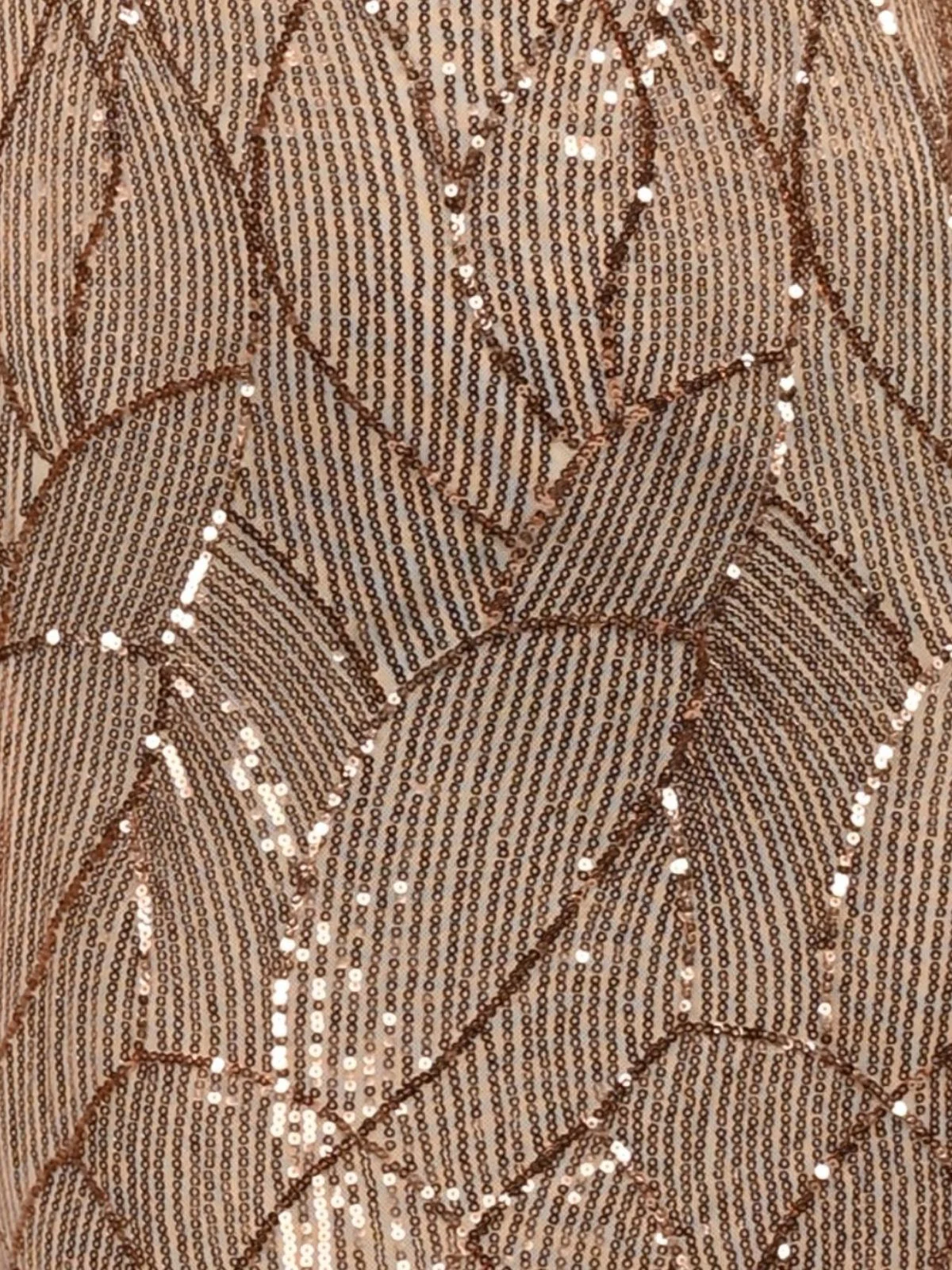 Odette Golden Net Embellished Dress For Women - Image 6