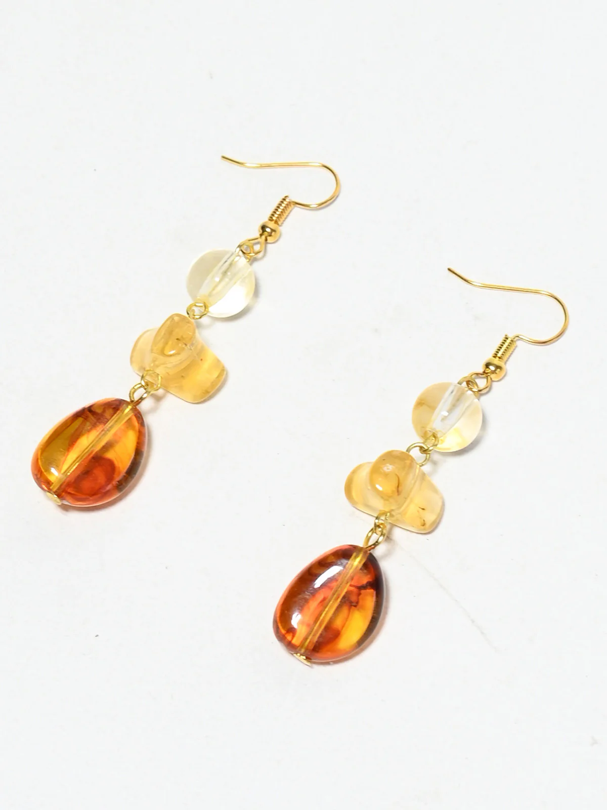 Odette Golden Stone And Pearl Jewellery Set For Women - Image 4