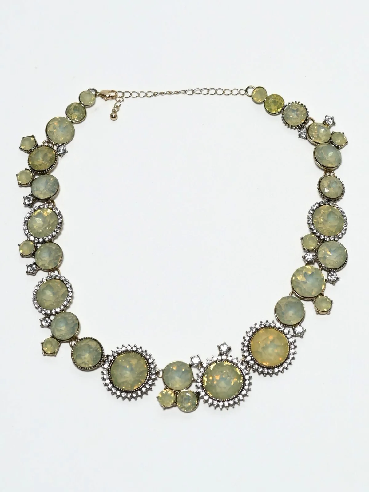 Odette Green Alloy Stone Embellished Neckpiece For Women - Image 3