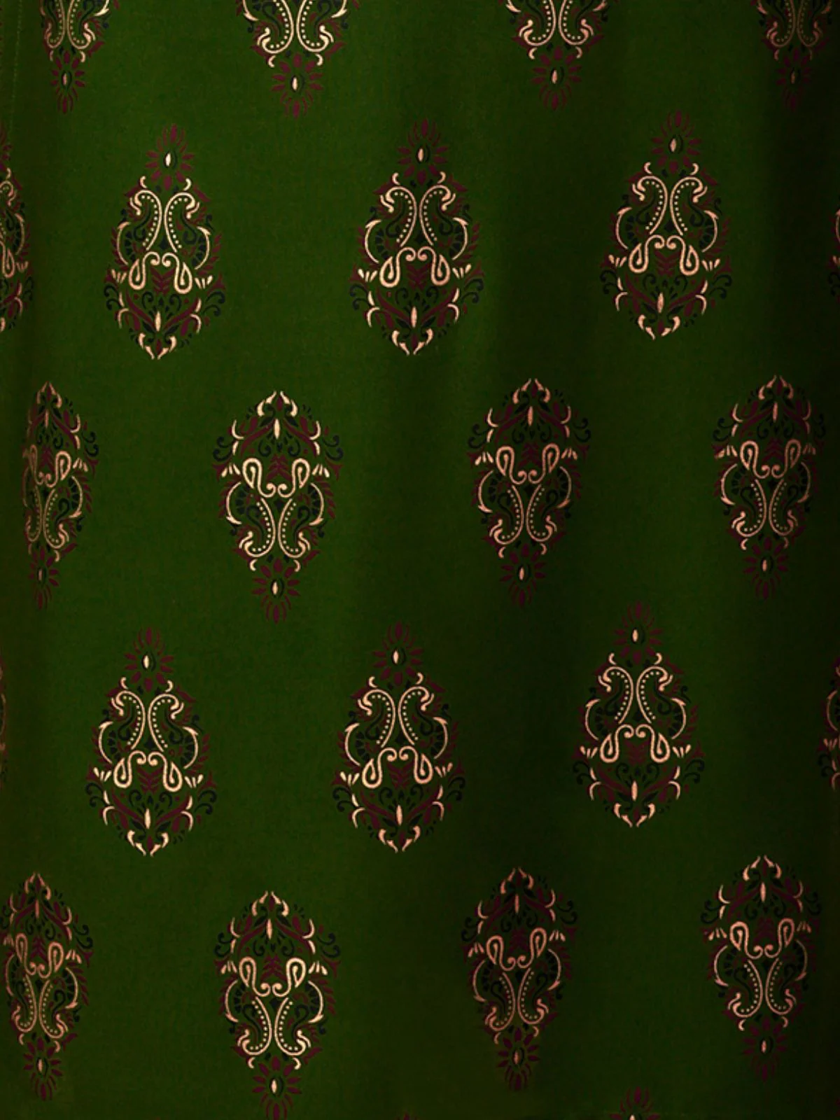 Odette Green Embroidered Rayon Stitched Kurta Set For Women - Image 8
