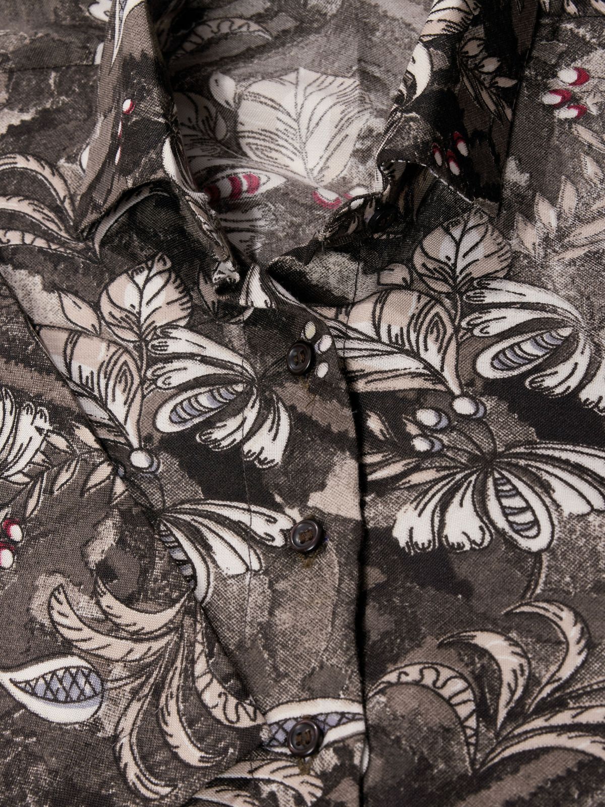 Odette Grey Cotton Printed Stitched Co Ord Set For Women - Image 9