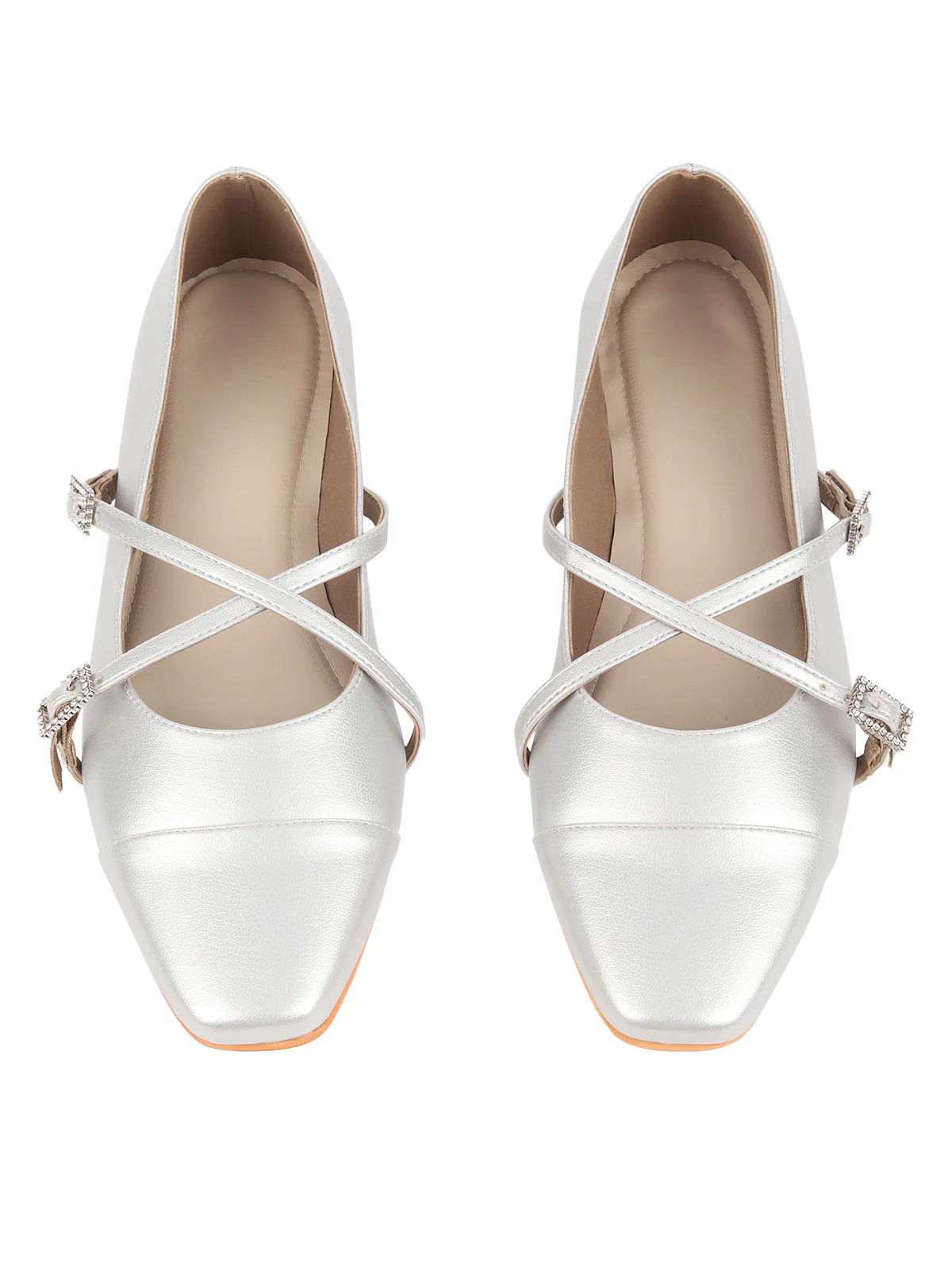 Odette Grey Textured Casual Shoes For Women - Image 5