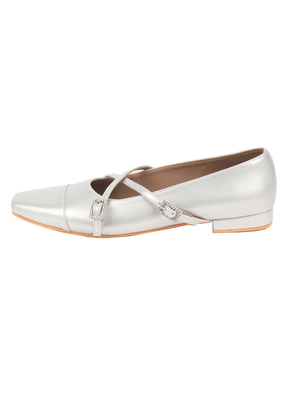 Odette Grey Textured Casual Shoes For Women - Image 6