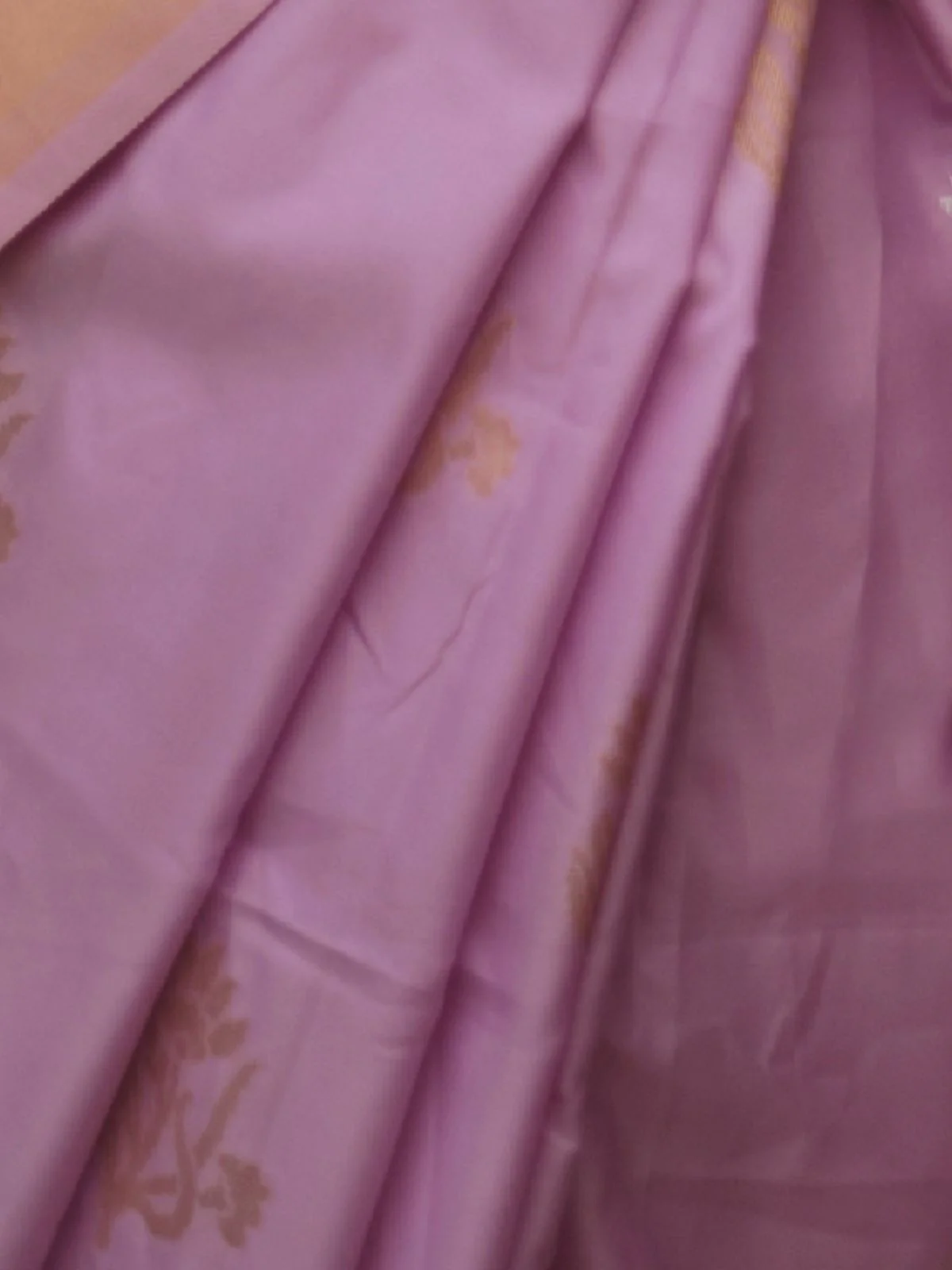 Odette Lavender Soft Silk Woven Saree With Unstitched Blouse For Women - Image 3