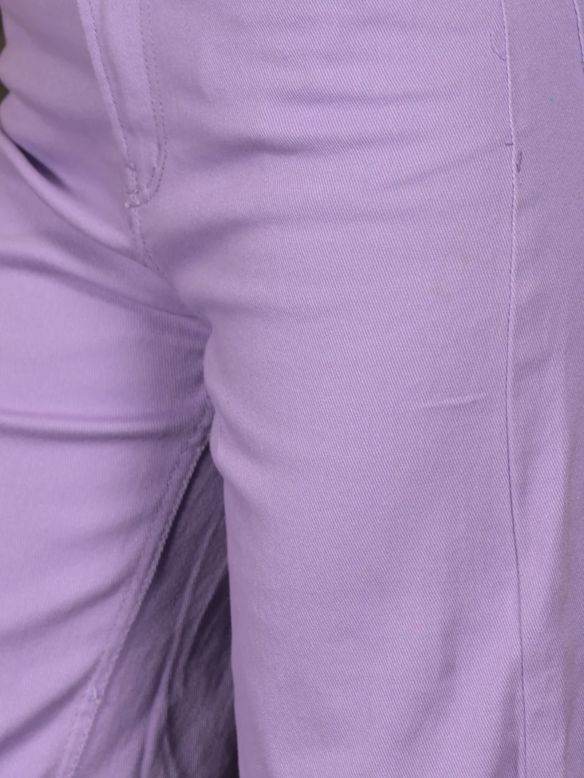 Odette Lavender Wide Leg Denim Trouser for Women - Image 8