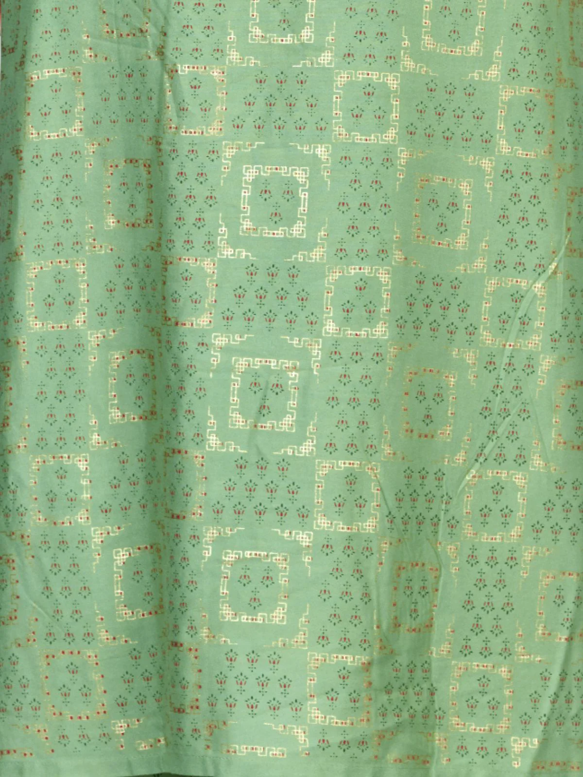 Odette Light Green Embroidered Rayon Stitched Kurta Set For Women - Image 7