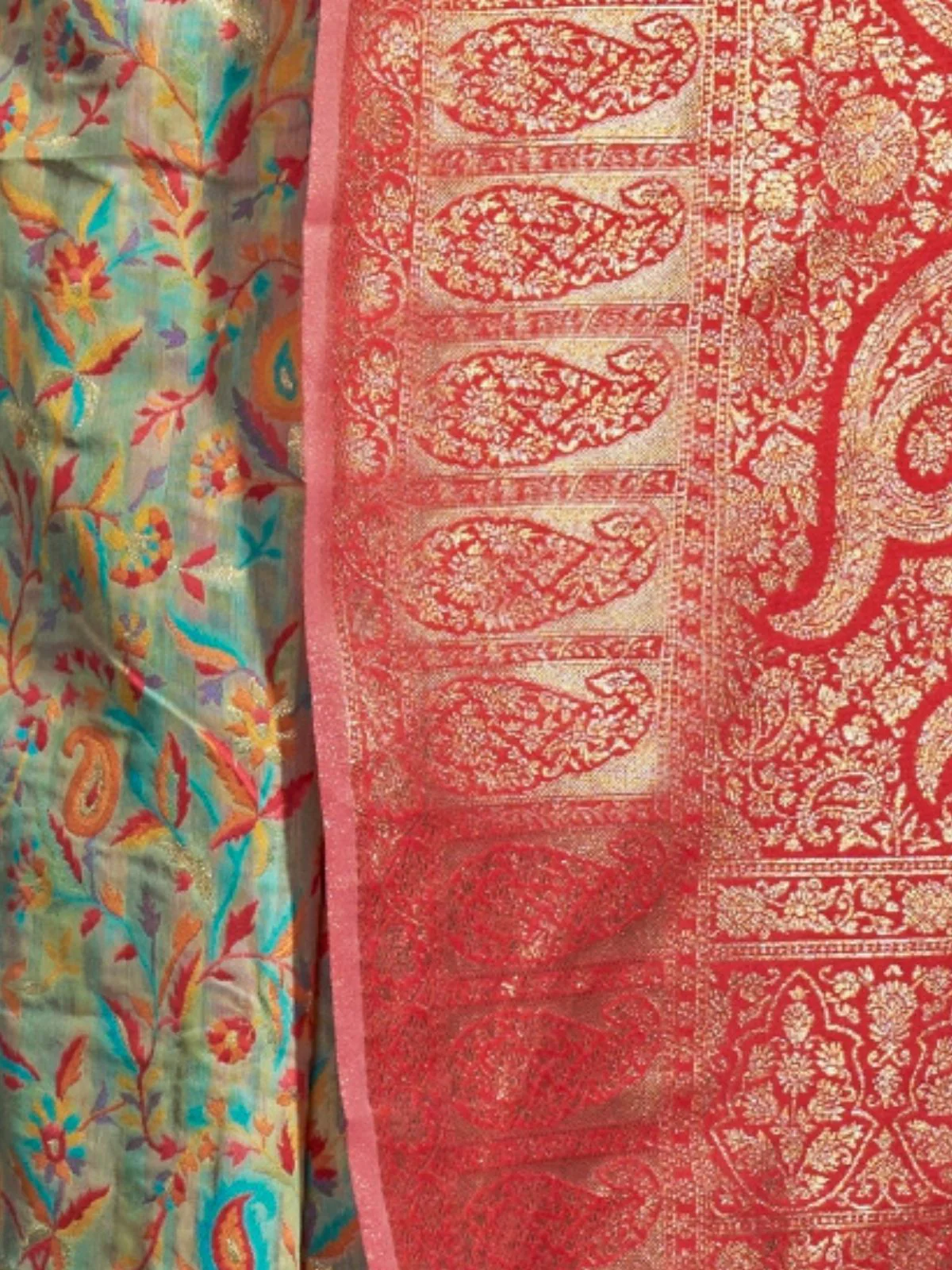 Odette Light Green Modal Woven Saree With Unstitched Blouse For Women - Image 3