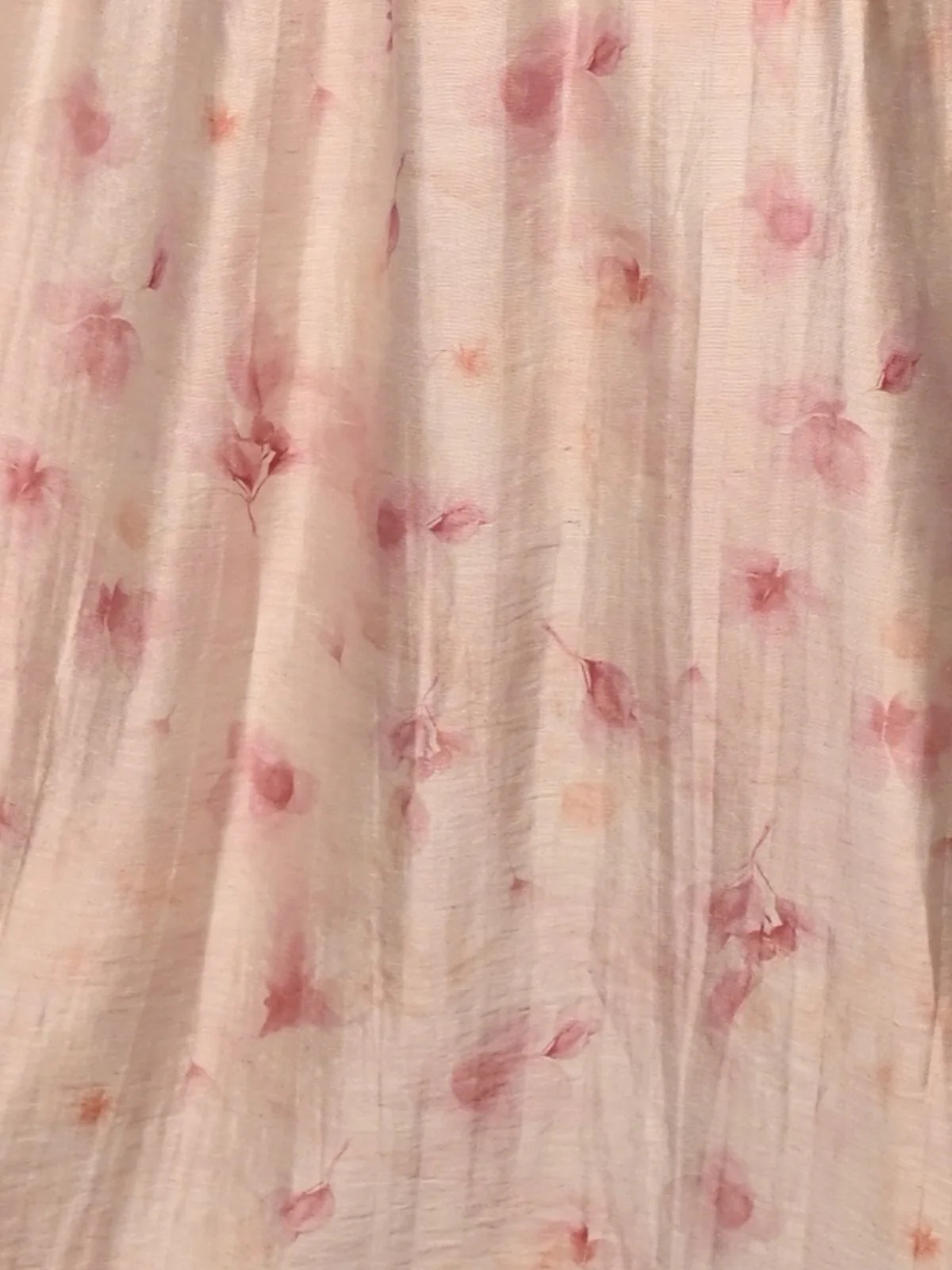 Odette Light Pink Polyester Printed Western Dress For Women - Image 6