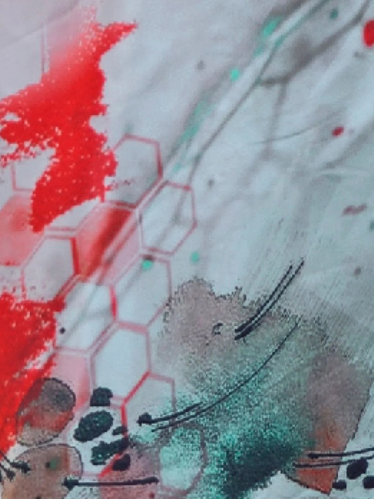 Odette Mauve Silk Blend Printed Saree With Unstitched Blouse For Women - Image 3