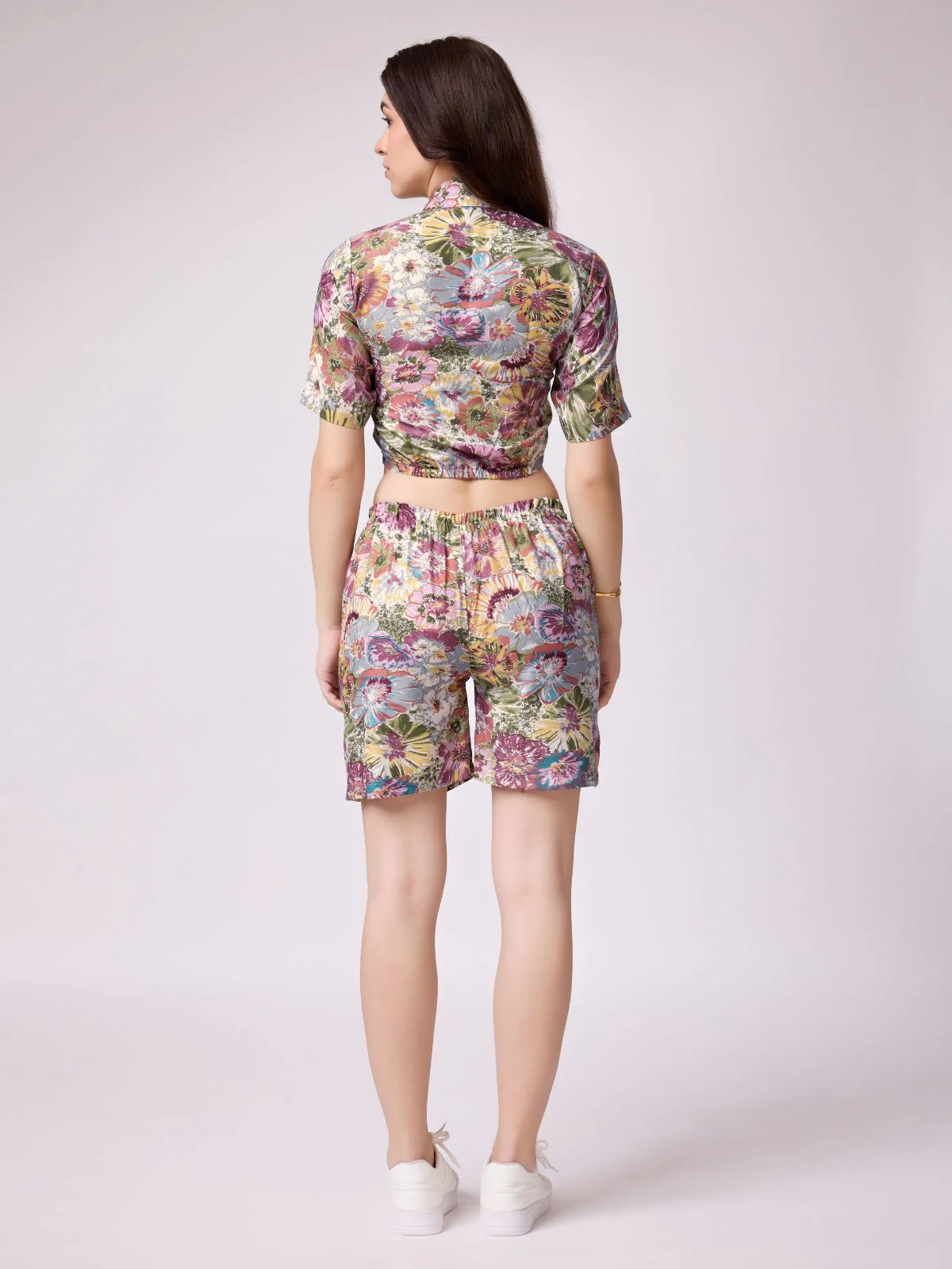 Odette Multicolor Cotton Printed Stitched Co Ord Set For Women - Image 5