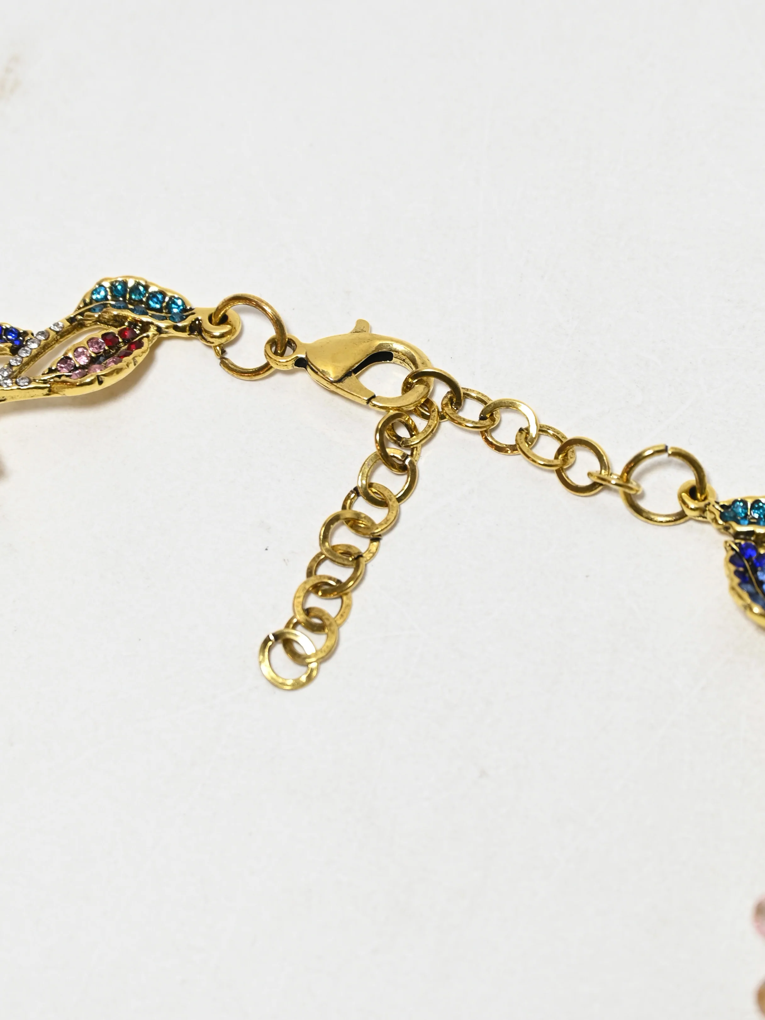 Odette Multicolor Alloy Stone Neckpiece For Women - Image 3