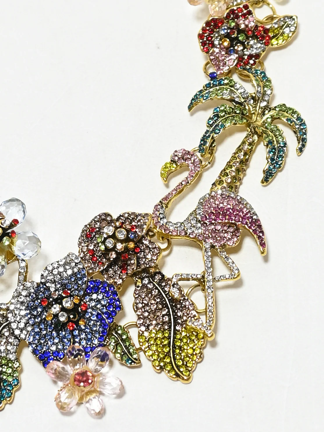 Odette Multicolor Alloy Stone Neckpiece For Women - Image 5