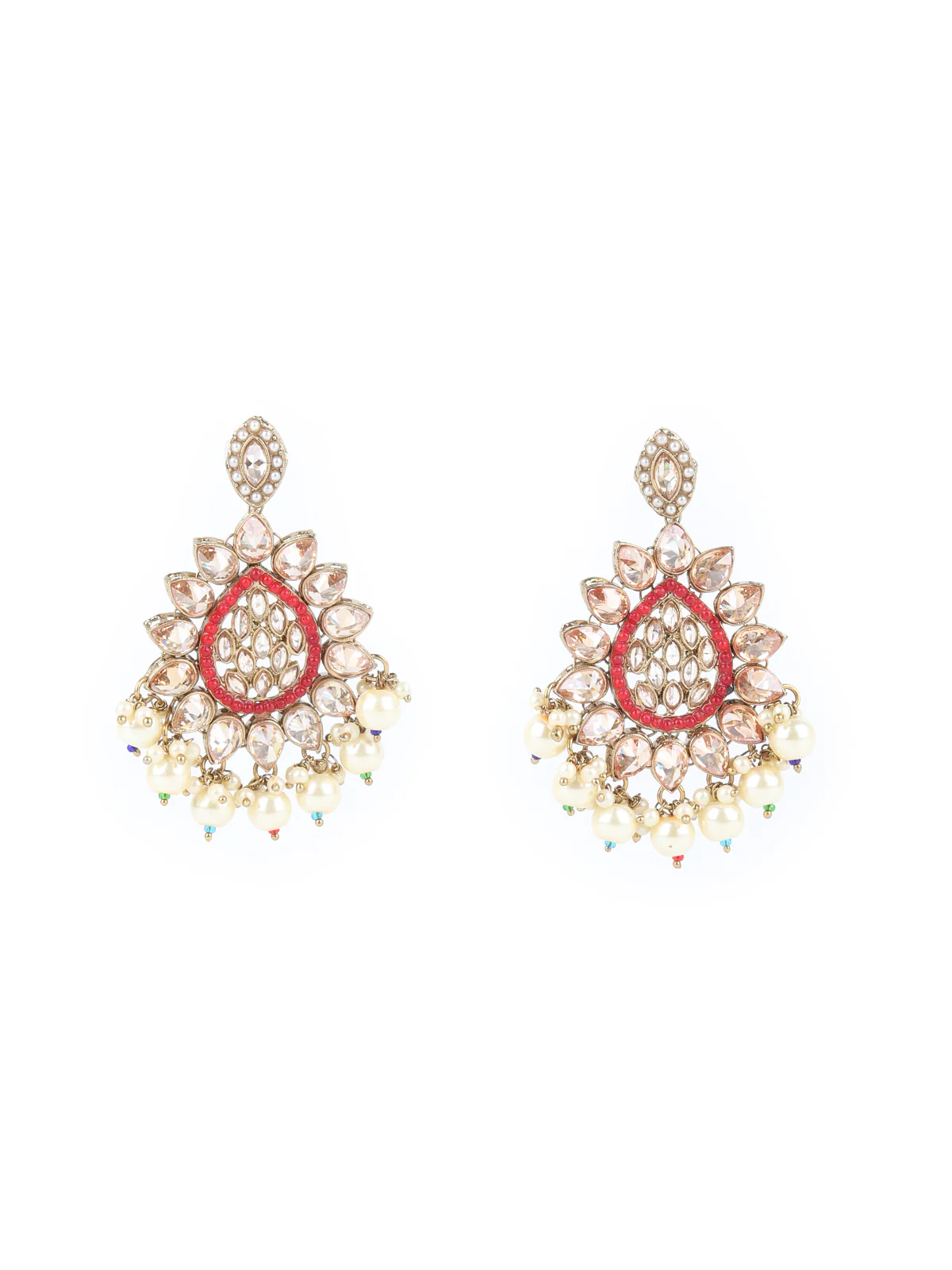 Odette Multicolor Beads And Kundan Embellished Choker Neck Piece For Women - Image 5