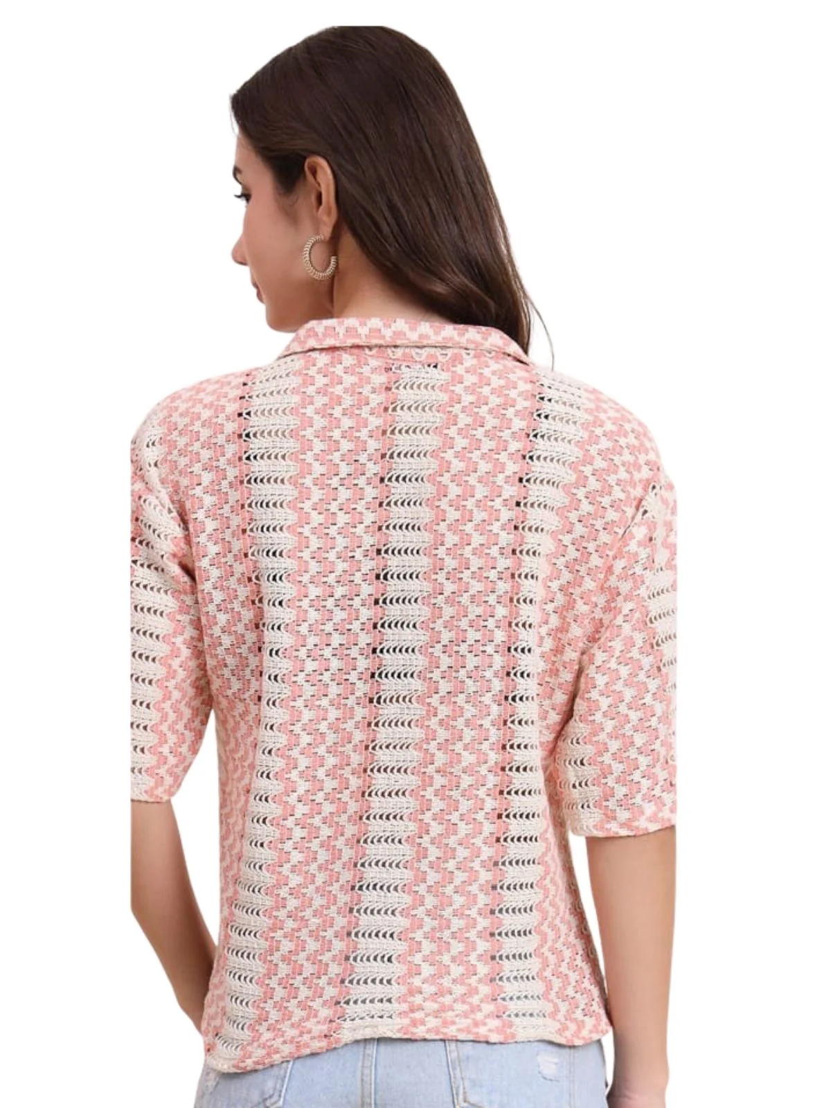 Odette Multicolor Cotton Printed Shirt For Women - Image 3