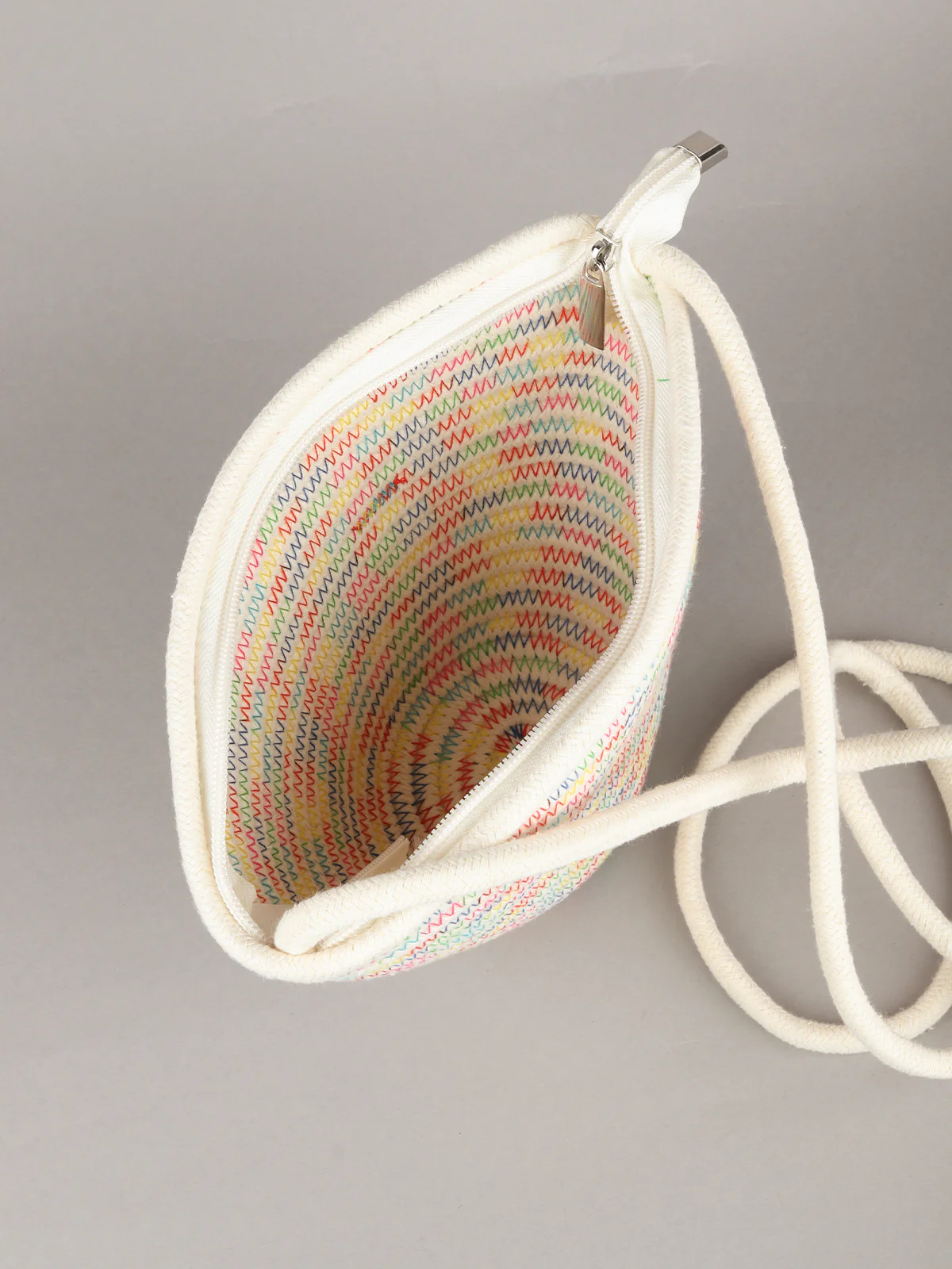 Odette Multicolor Flower Embellished Sling Bag for Women - Image 6