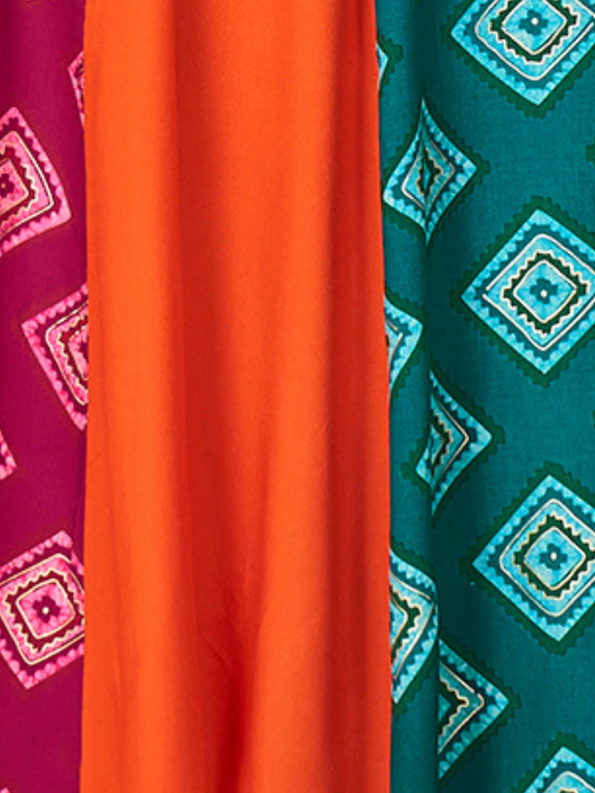 Odette Multicolor printed Rayon Stitched Kurti For Women - Image 6