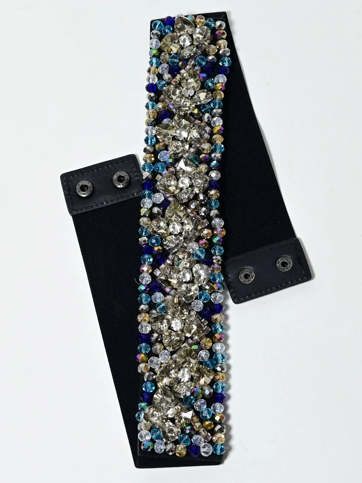 Odette Multicolor PU Embellished Belt For Women - Image 4