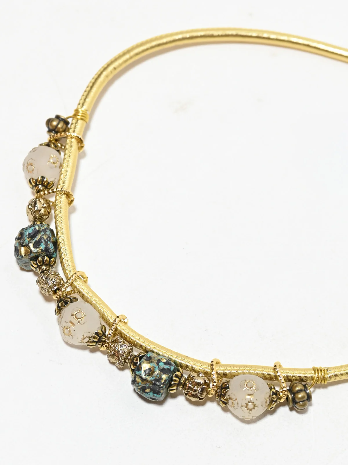 Odette Multicolor PU Embellished Jewellery Set For Women - Image 5